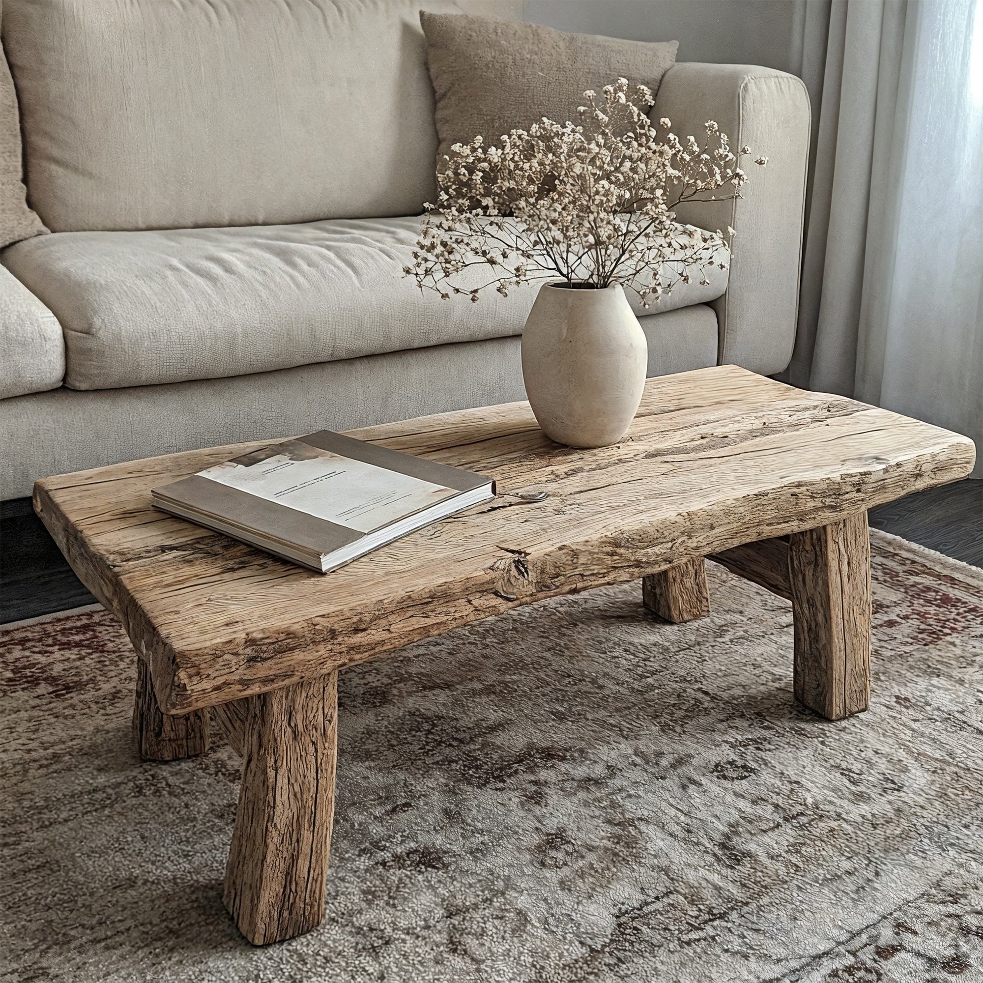 Reclaimed Coffee Table Driftwood SILDTCF021