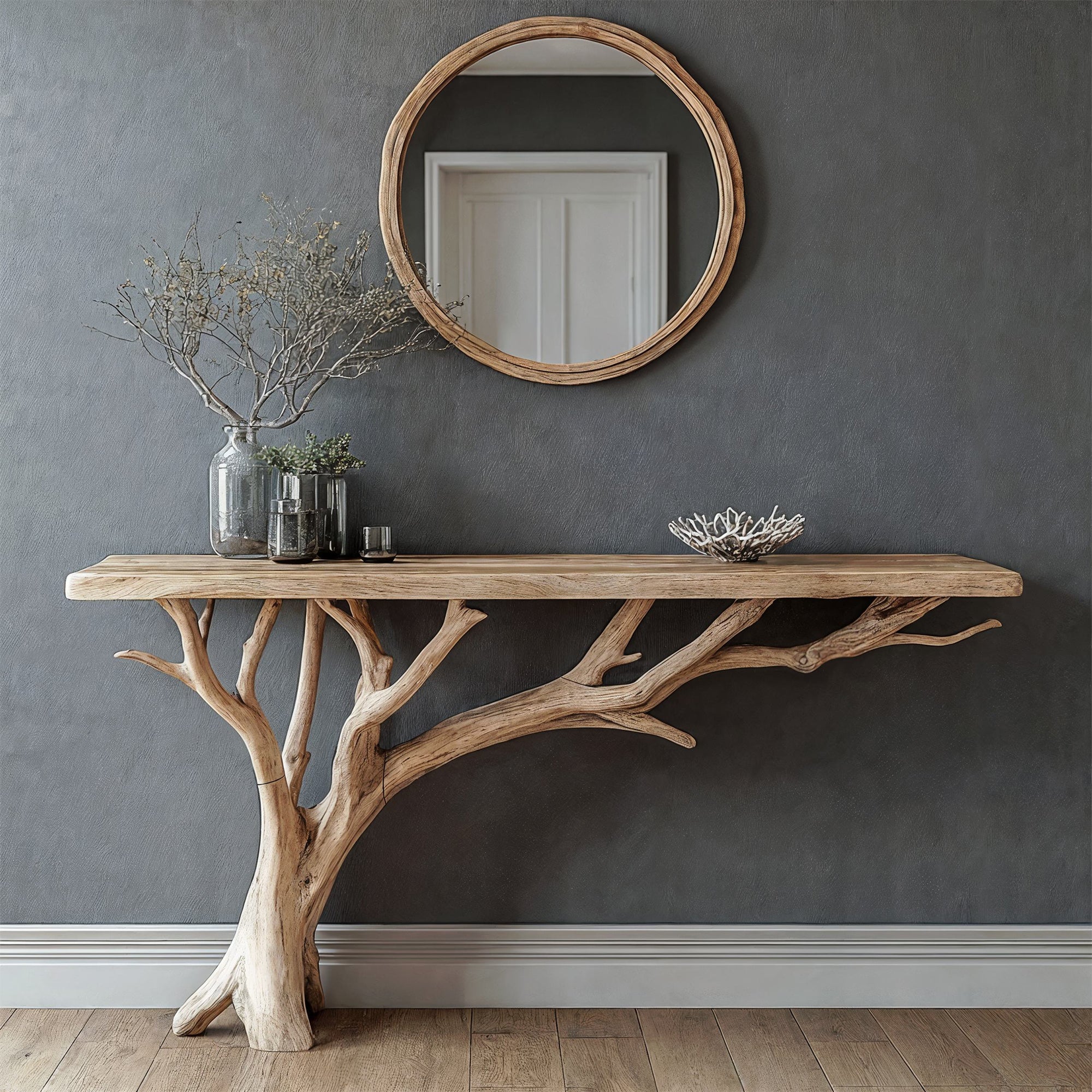 Floating Edge Console Table Handcraft SILDTCS078