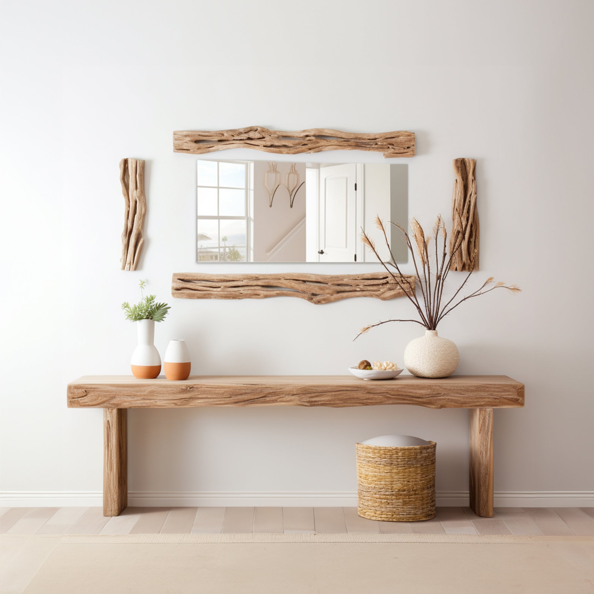 Rustic Console Table Modern Farmhouse CT61