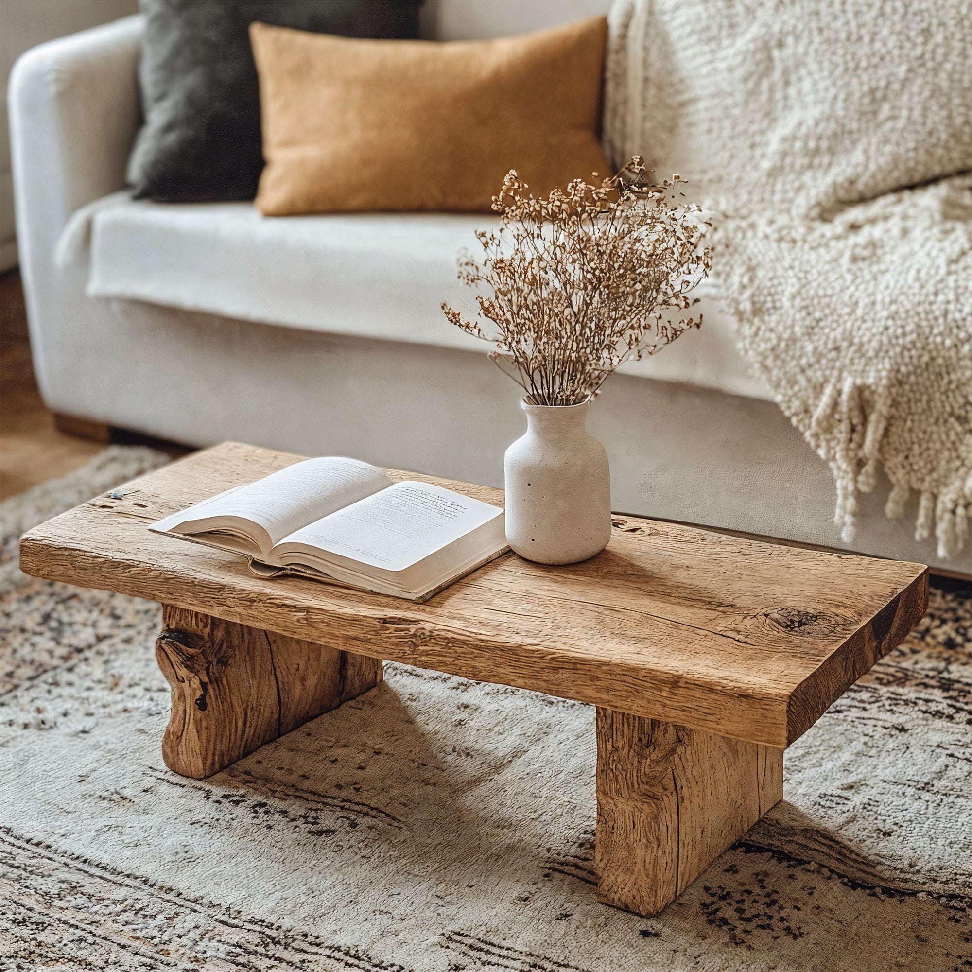 Driftwood Coffee Table Farmhouse Decor SILDTCF016