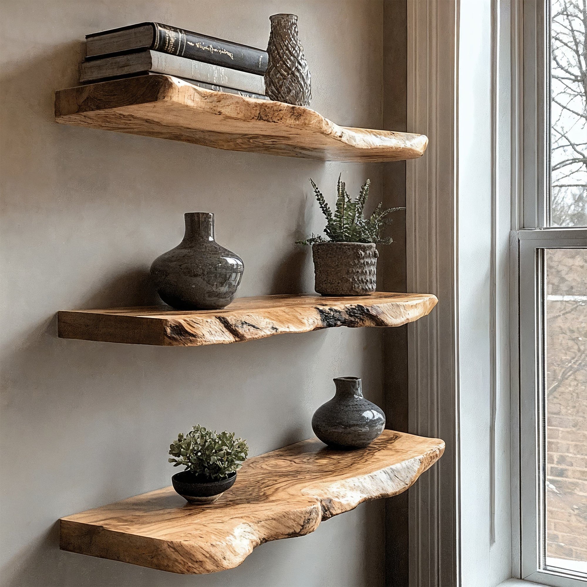 Floating Shelves Wooden SILDTFL026