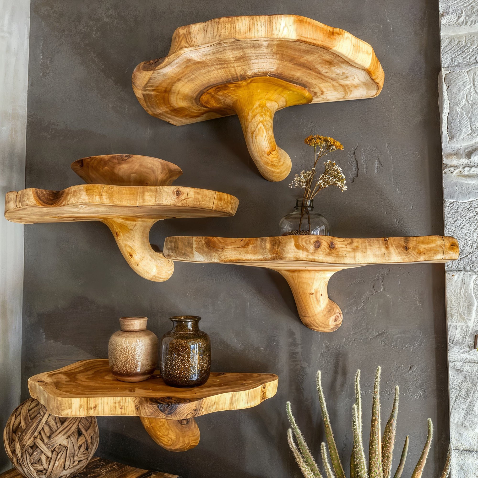 Mushroom Corner Shelves KNN01