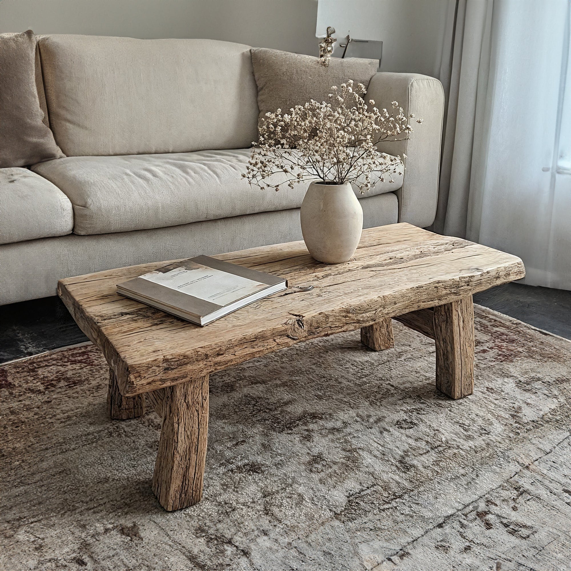 Reclaimed Coffee Table Driftwood SILDTCF021