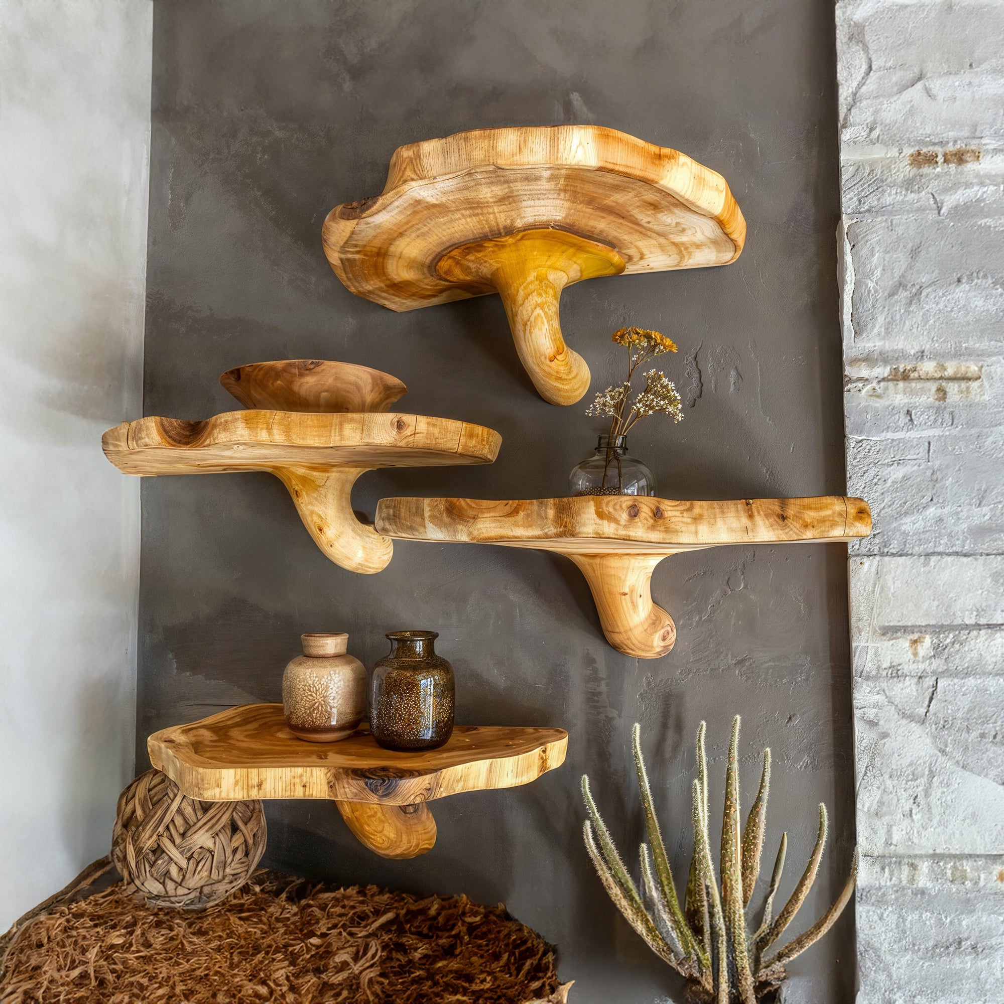 Mushroom Corner Shelves KNN01