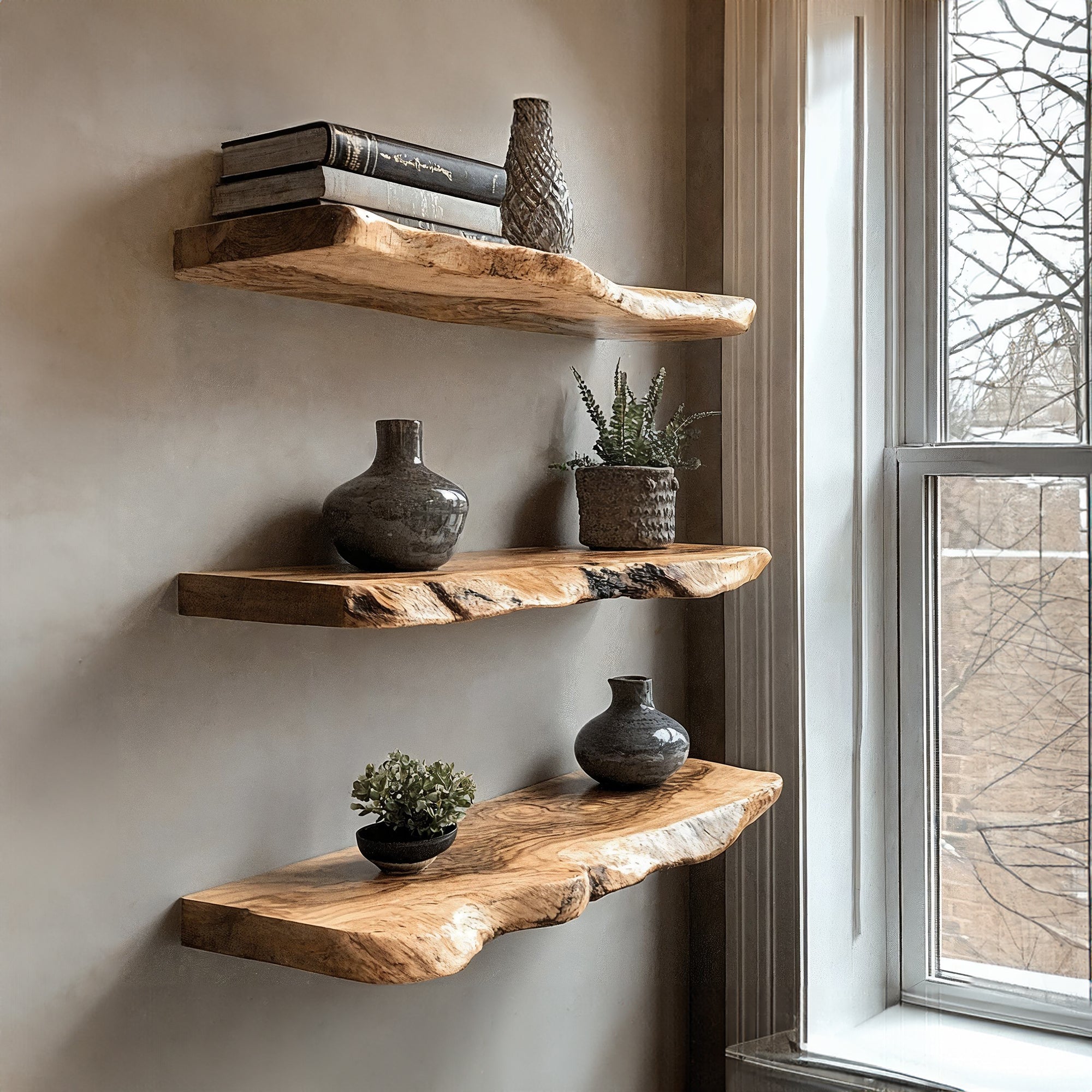 Floating Shelves Wooden SILDTFL026