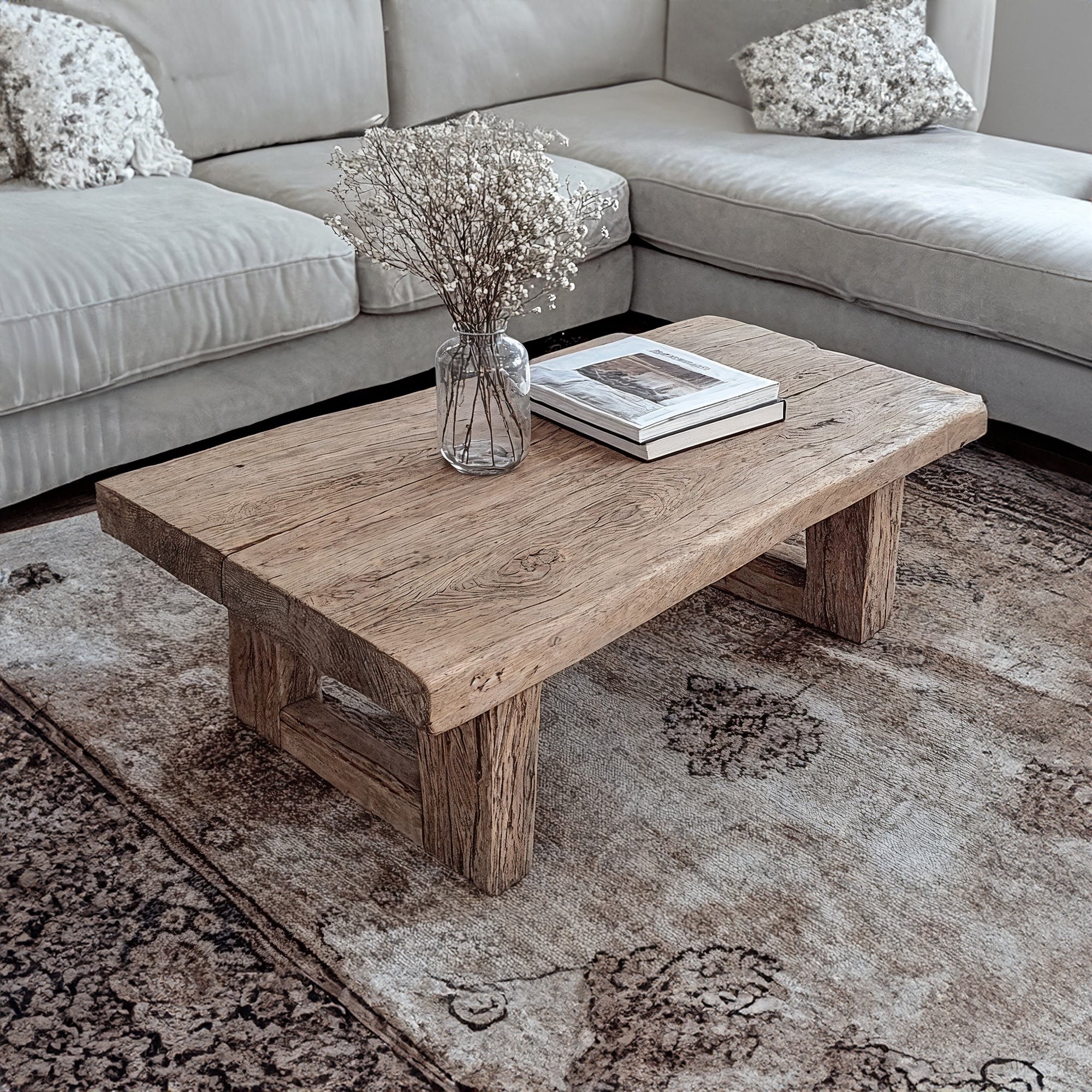 Coffee Table Reclaimed Driftwood SILDTCF019