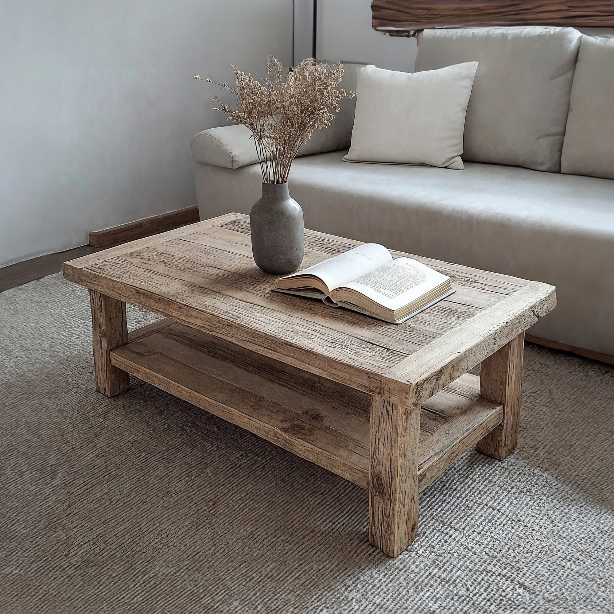 Rustic Driftwood Coffee Table SILDTCF020