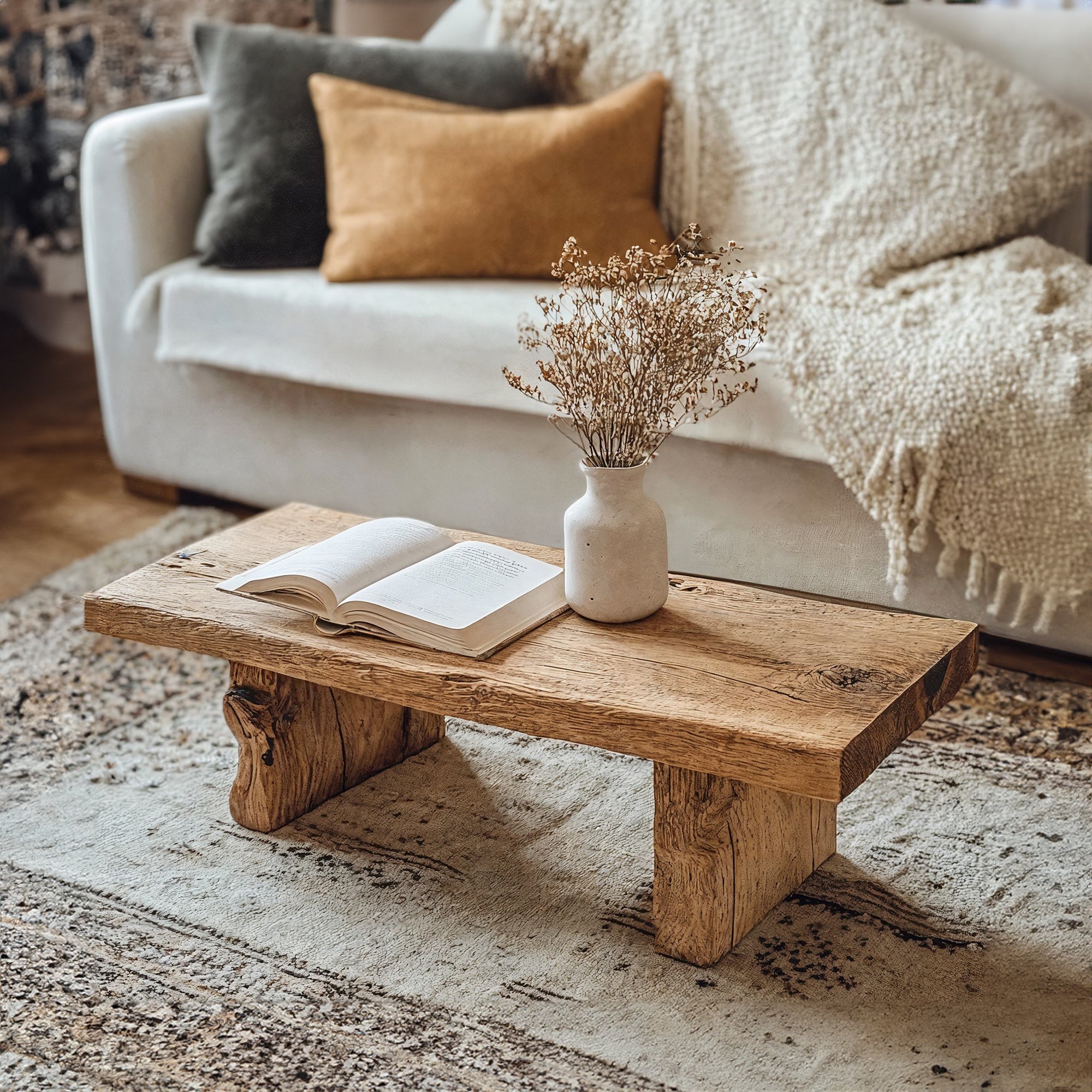 Driftwood Coffee Table Farmhouse Decor SILDTCF016