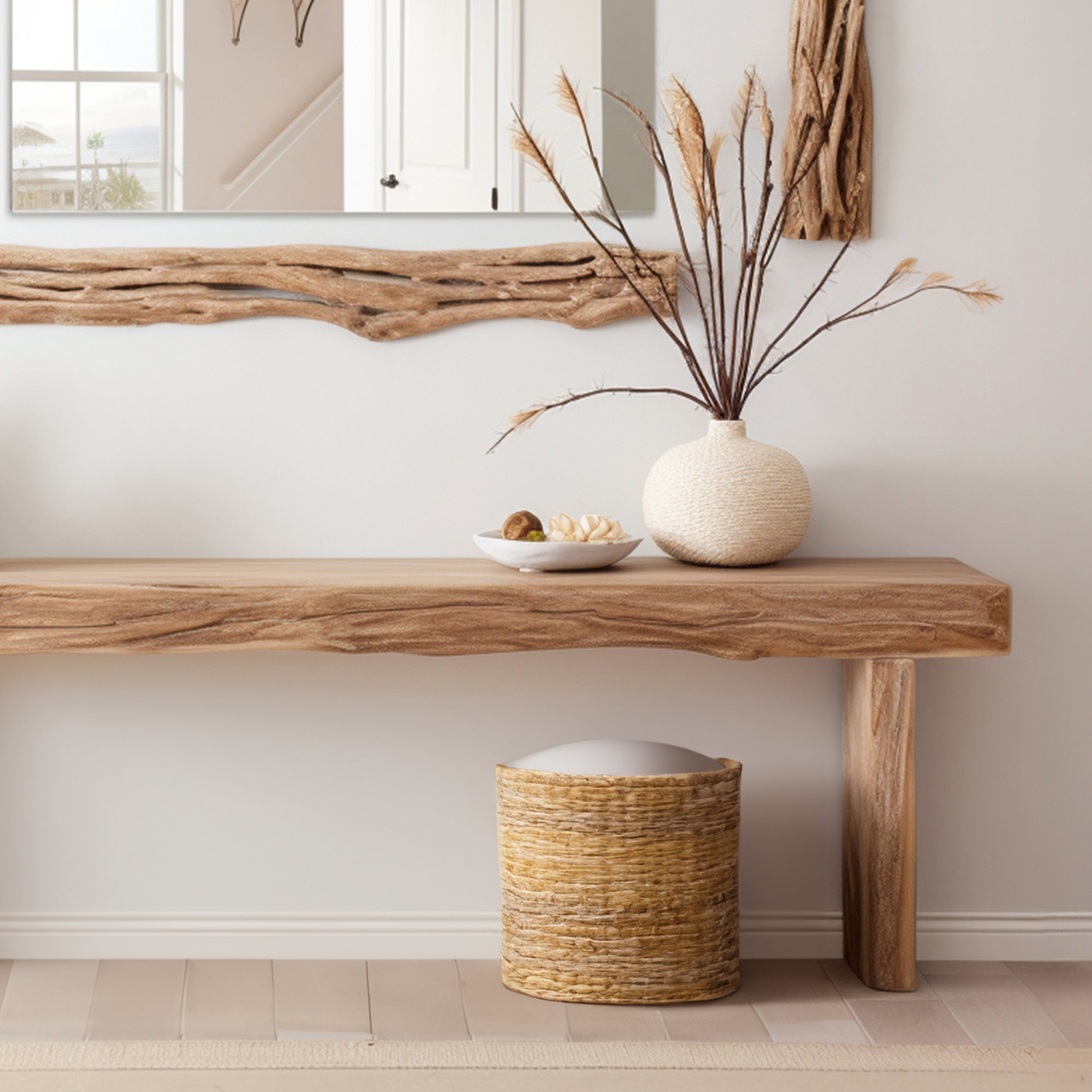 Rustic Console Table Modern Farmhouse CT61