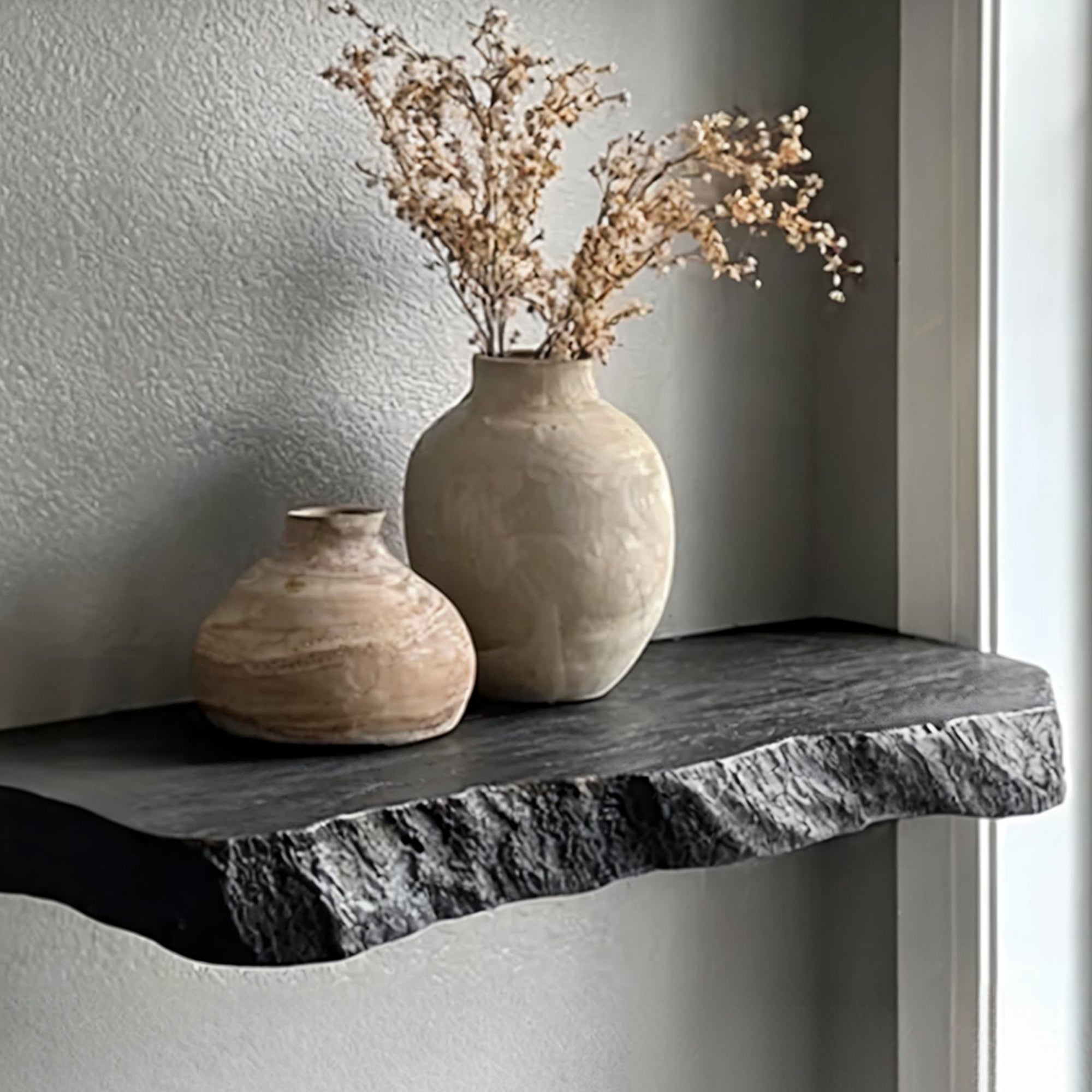 Black Floating Shelves Handcrafted SILDTFL027