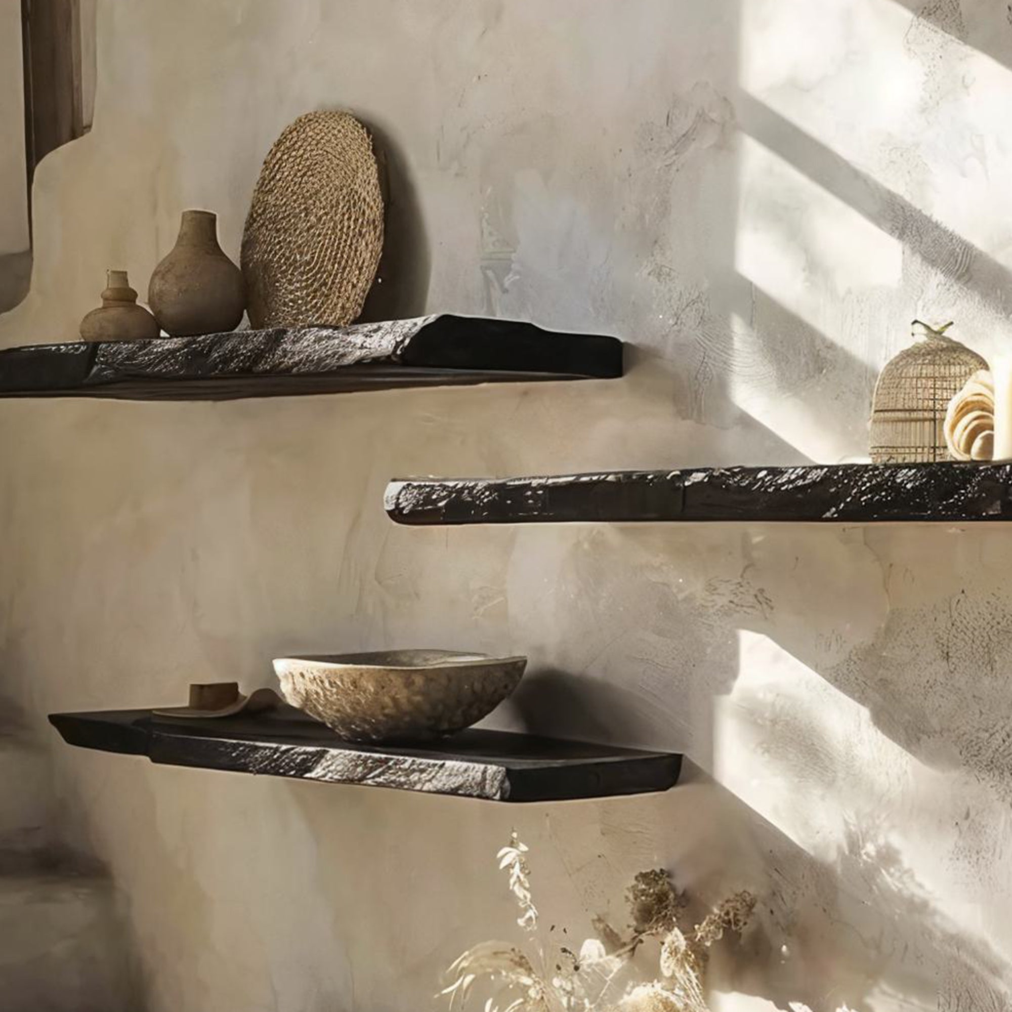 Handcraft Black Floating Shelves SILDTFL020