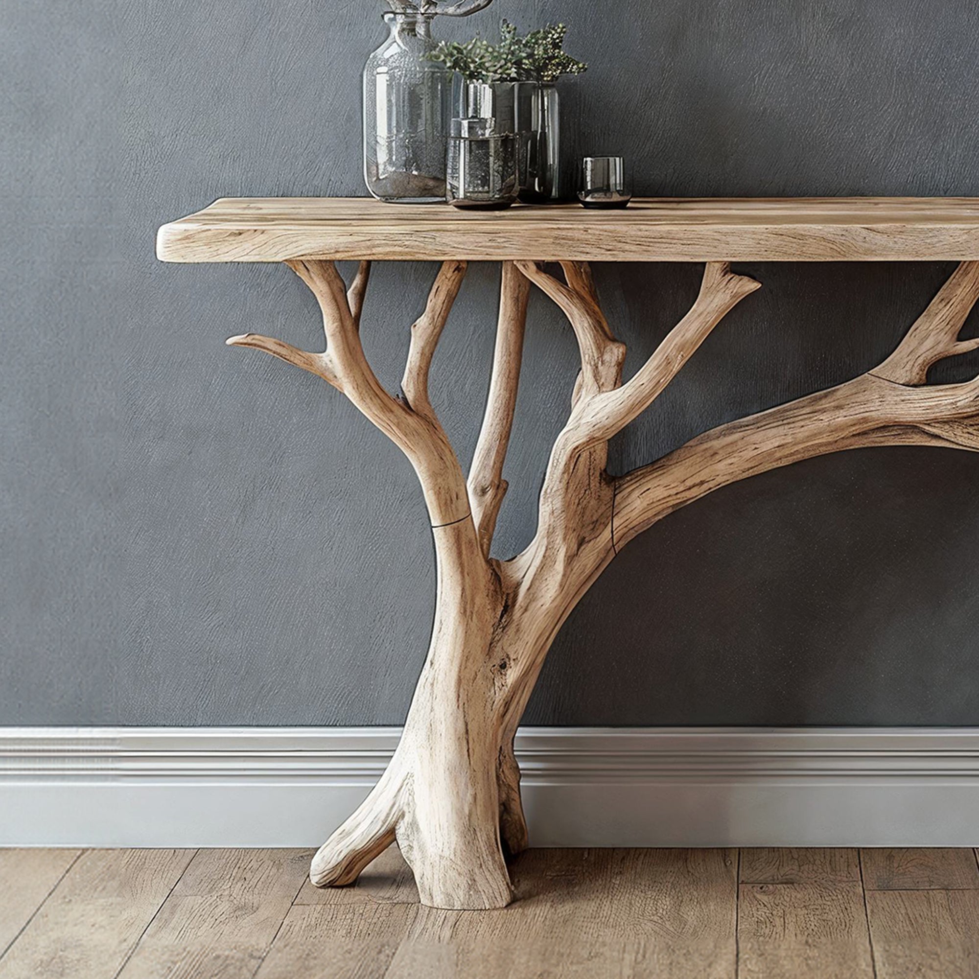 Floating Edge Console Table Handcraft SILDTCS078