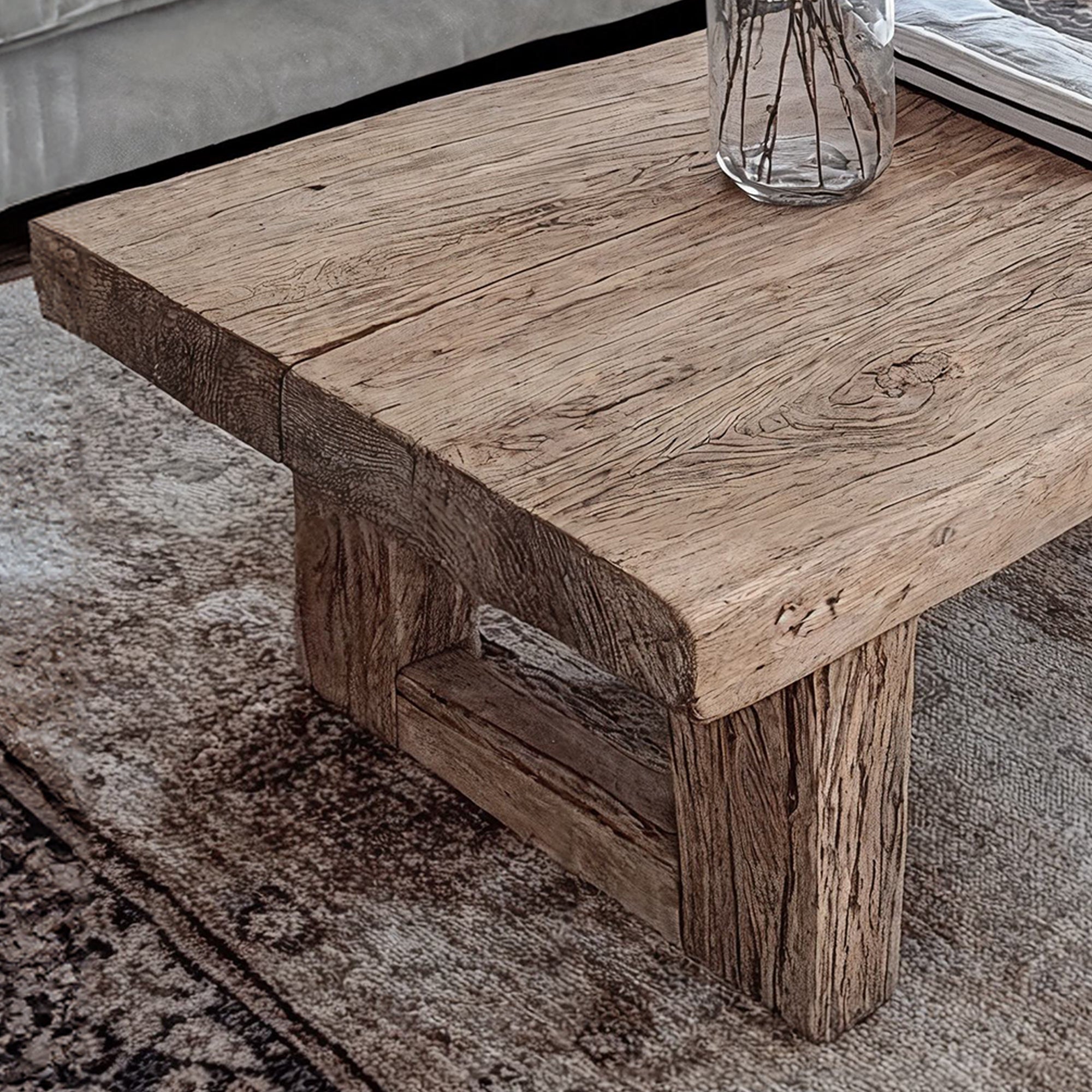 Coffee Table Reclaimed Driftwood SILDTCF019