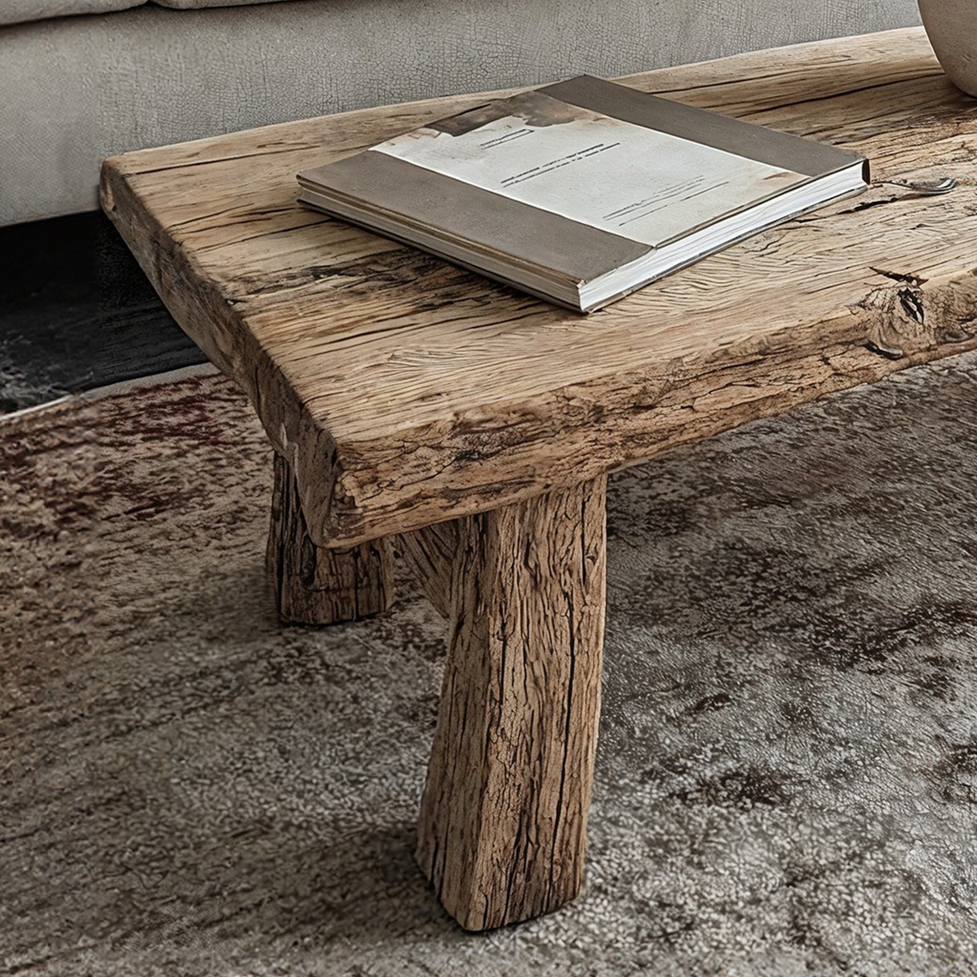 Reclaimed Coffee Table Driftwood SILDTCF021