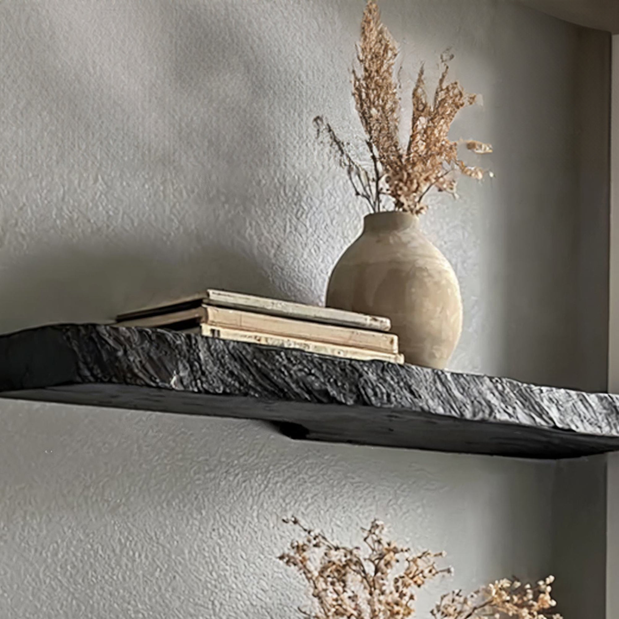 Black Floating Shelves Handcrafted SILDTFL027