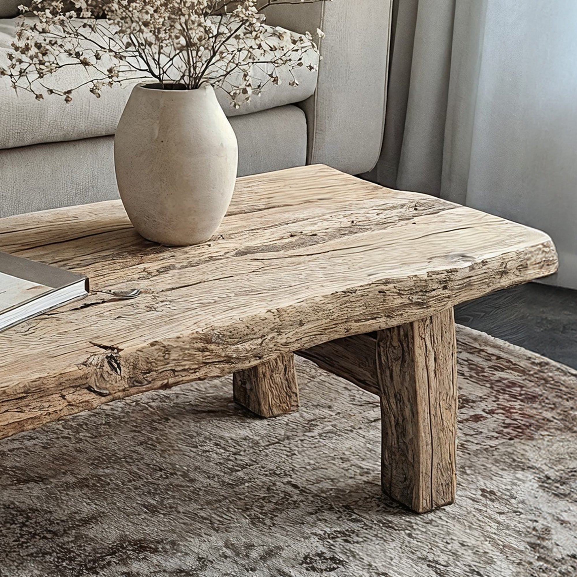 Reclaimed Coffee Table Driftwood SILDTCF021