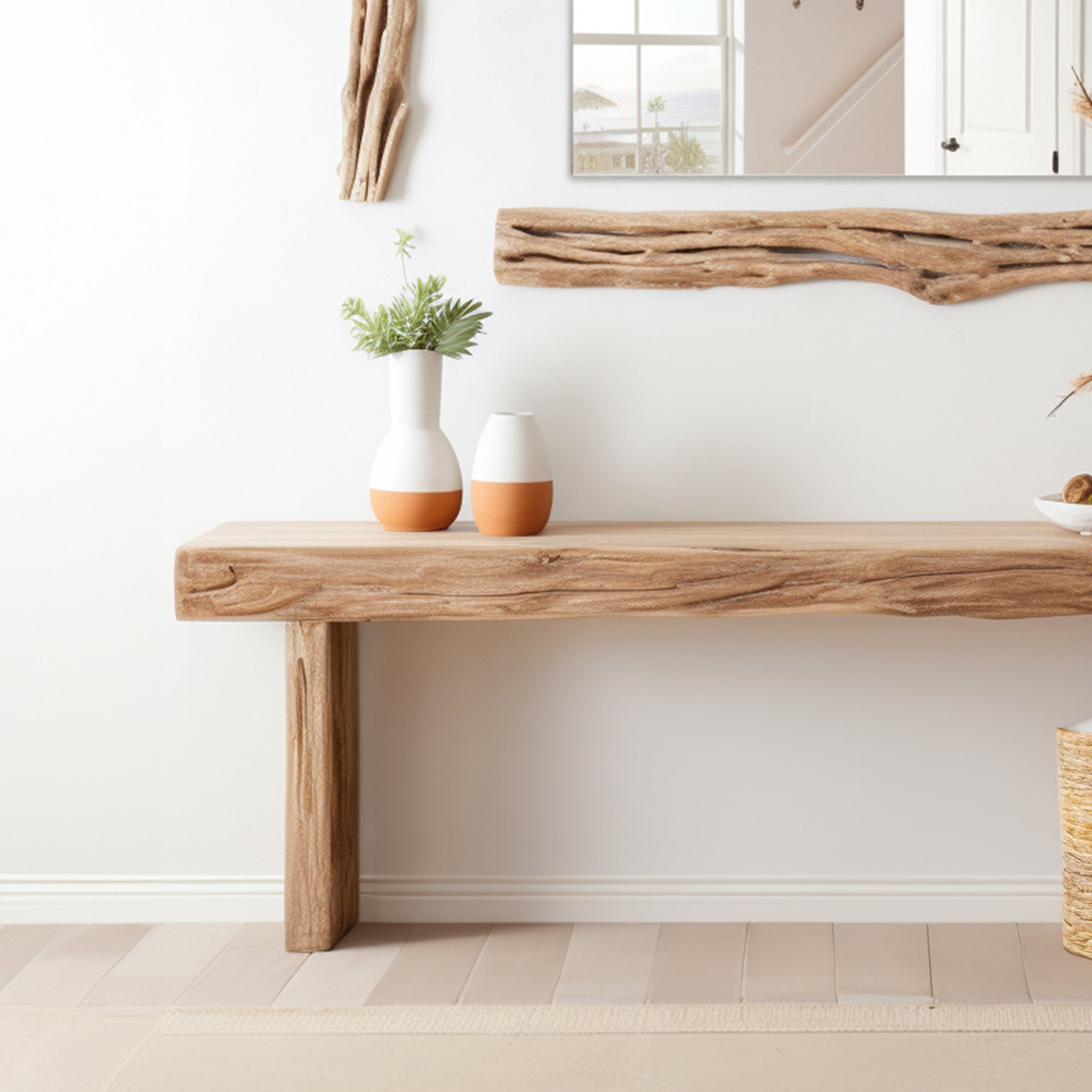 Rustic Console Table Modern Farmhouse CT61