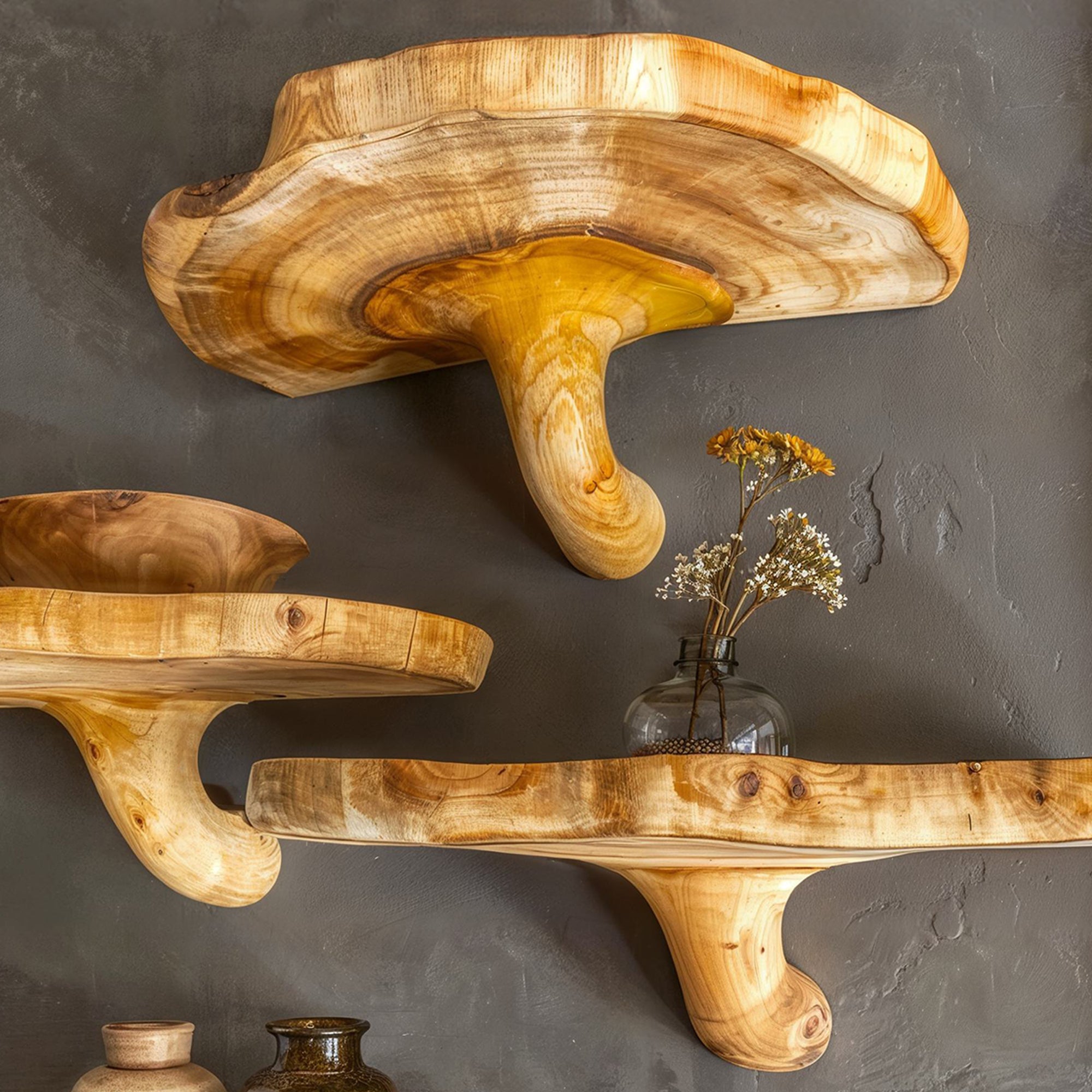 Mushroom Corner Shelves KNN01