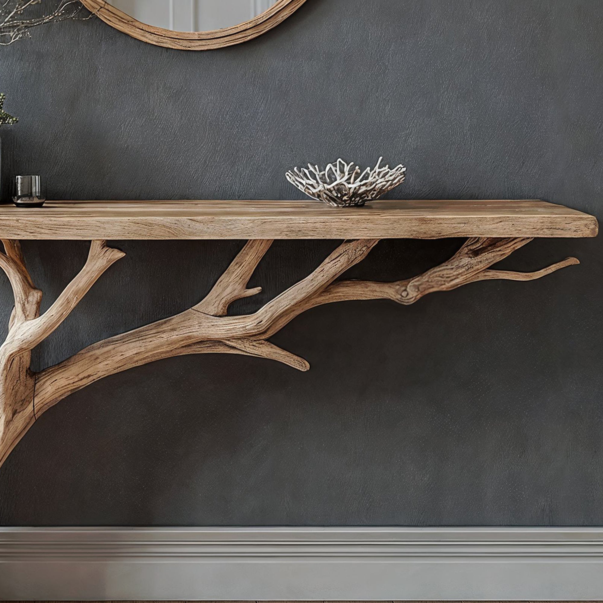 Floating Edge Console Table Handcraft SILDTCS078