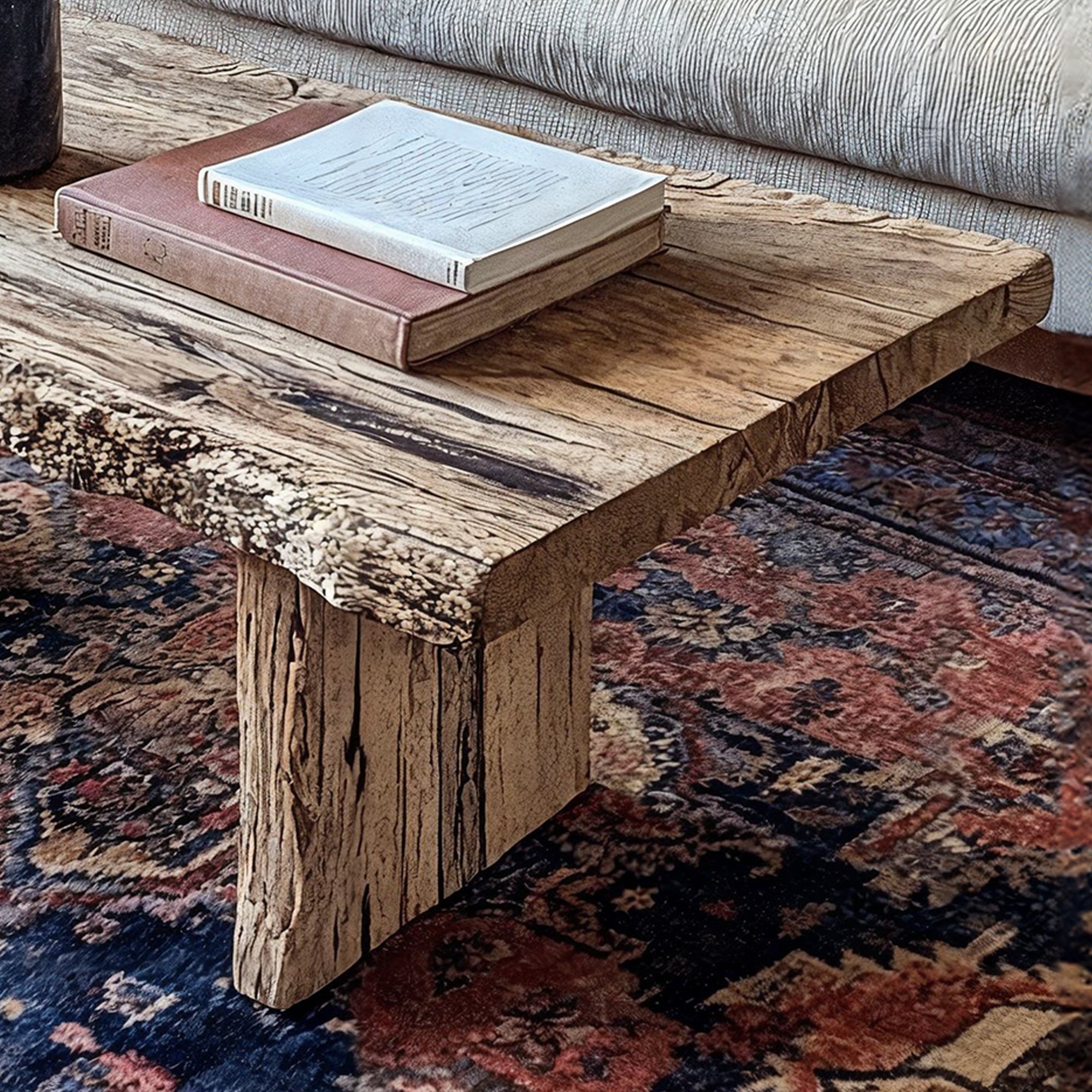 Living Edge Driftwood Coffee Table SILDTCF018