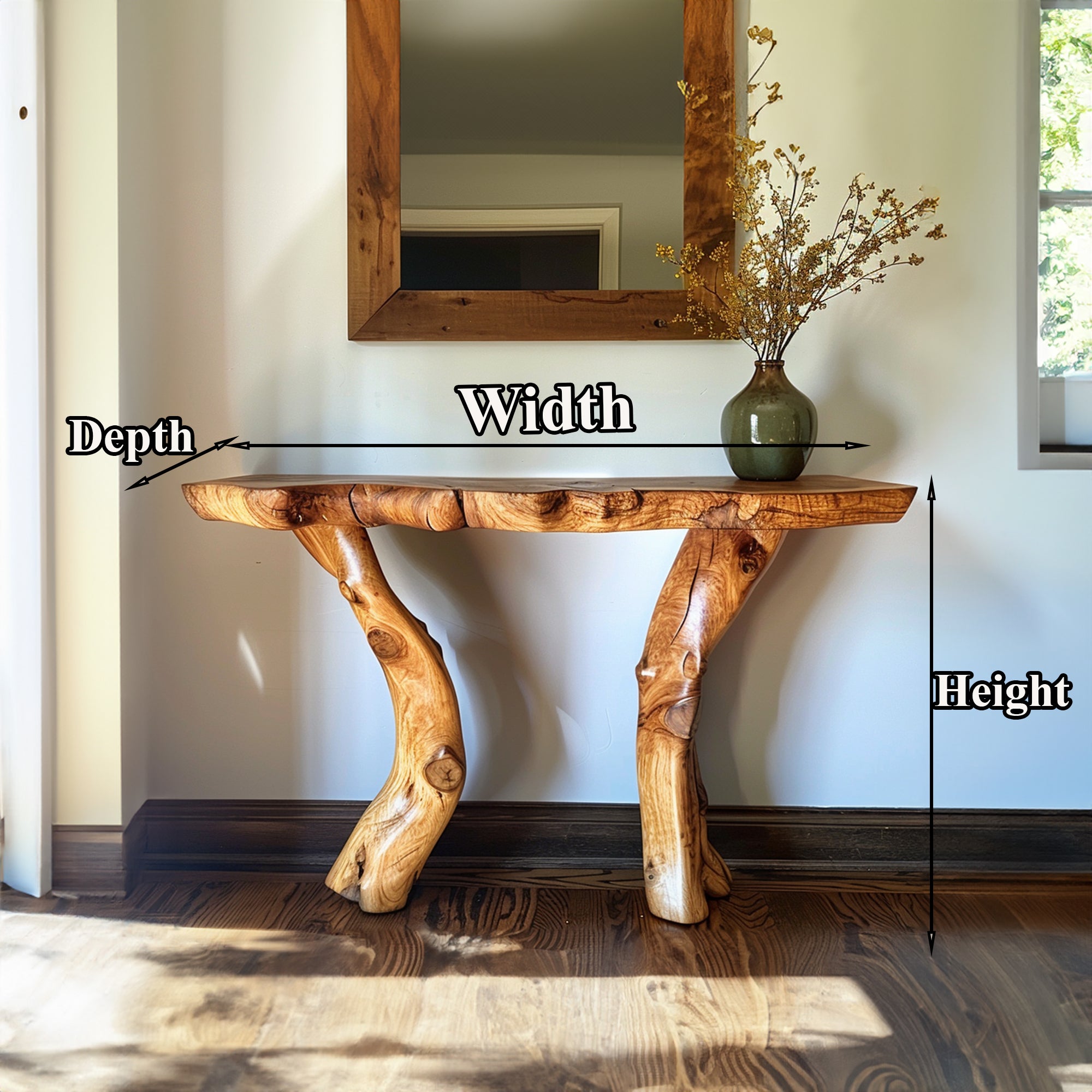 Living Edge Console Table Handcraft CT15