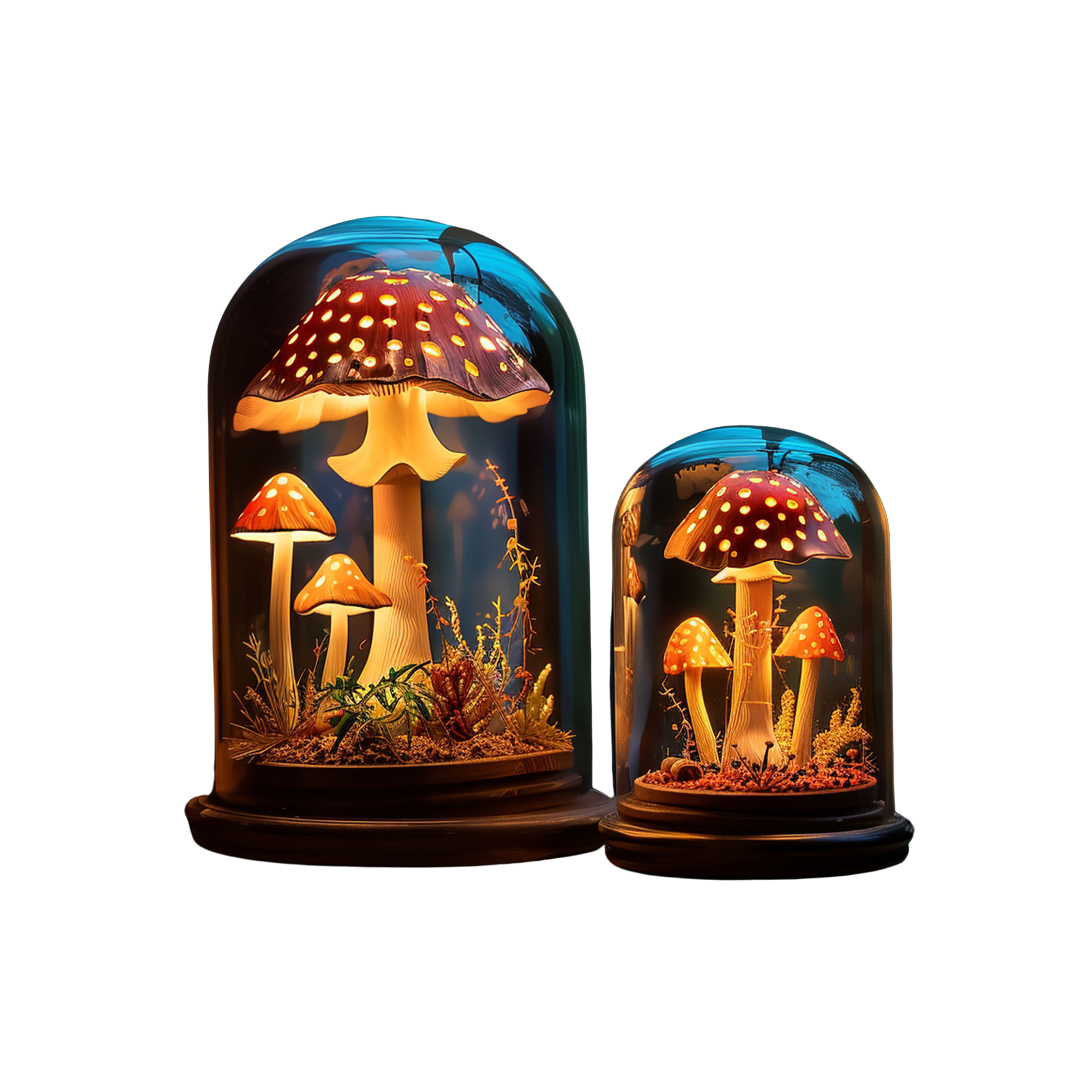 Handcrafted Mushroom Night Light SILDTMR034