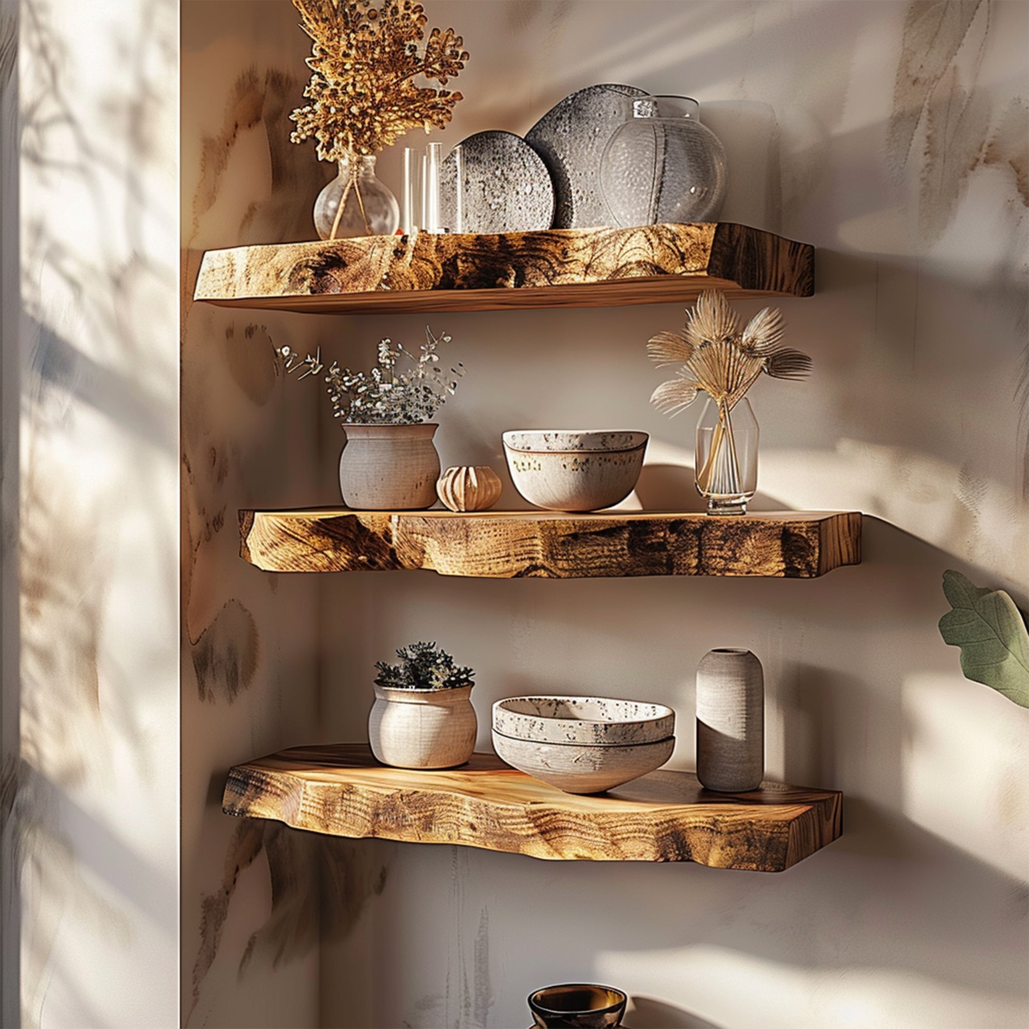 Rustic Wood Floating Shelf Wall Shelf Home Decor SILDTFL092