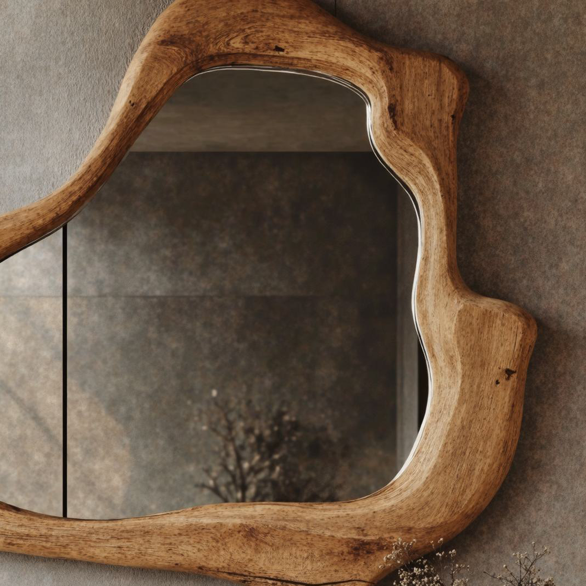 Mid Century Modern Mirror For Wall SILDTMI007