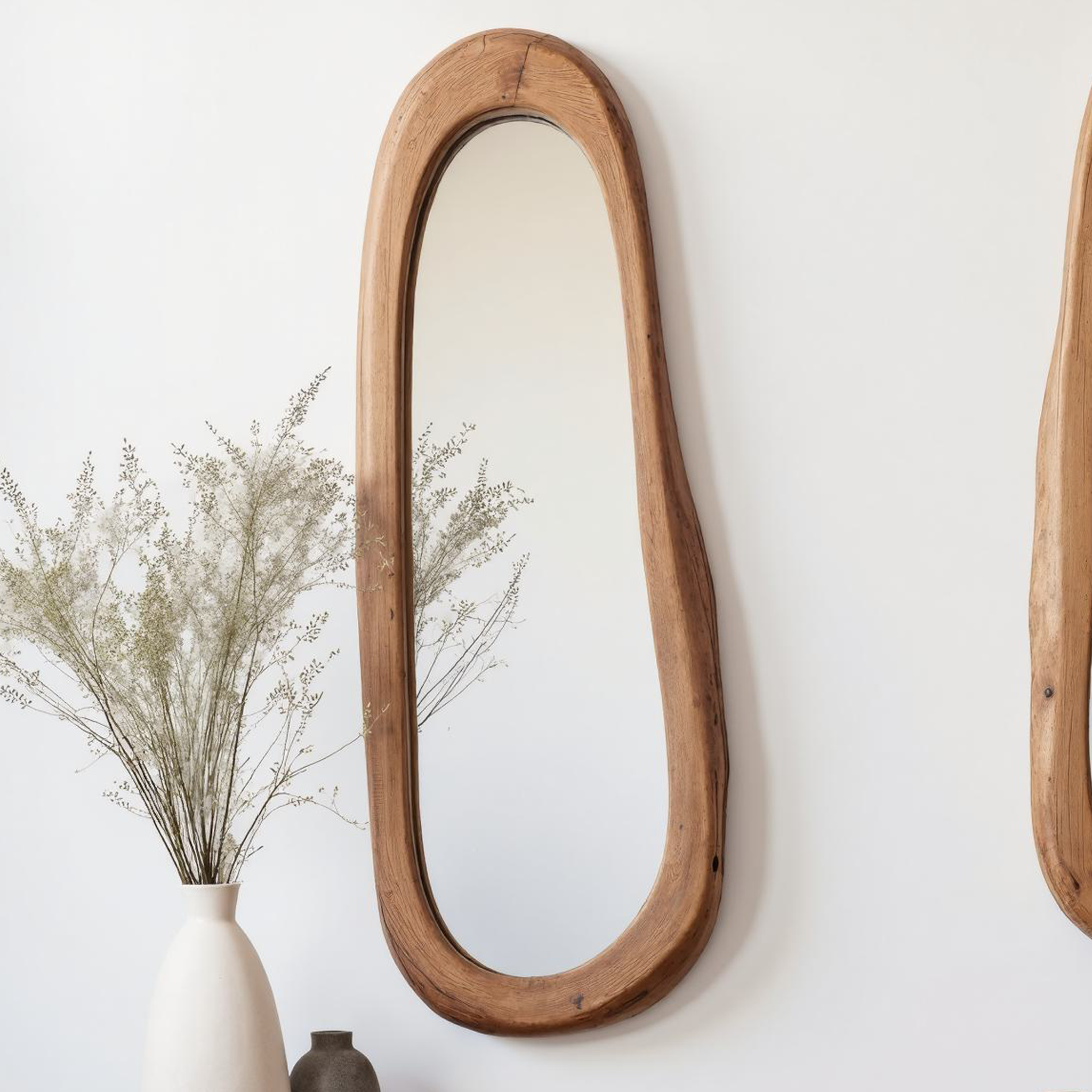 Natural Wood Mirror Frames Wooden Mirror SILDTMI025