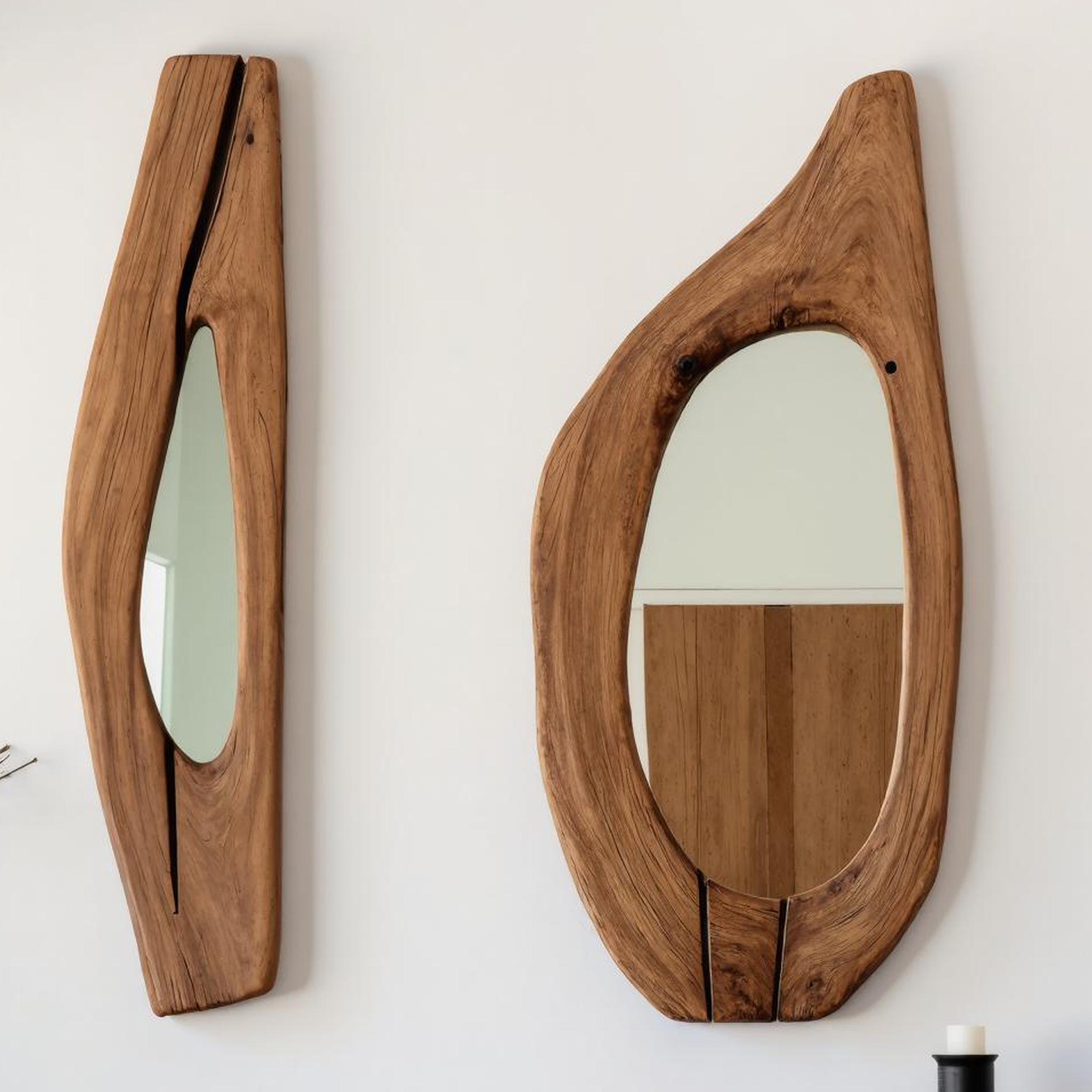 Hanging Vanity Mirrors With Wooden Frame SILDTMI038