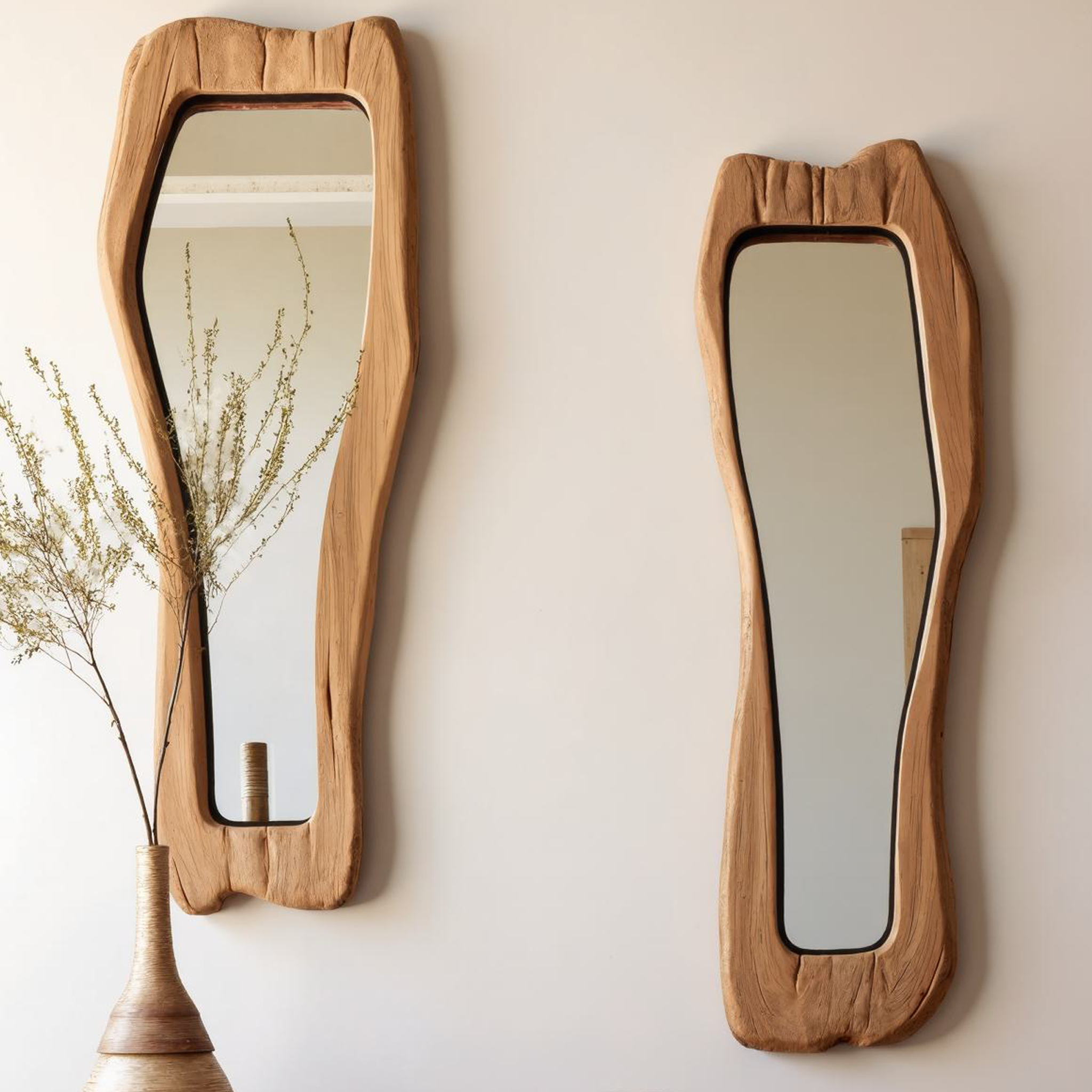 Rustic Mirror Wood Mirror for Bathroom SILDTMI021