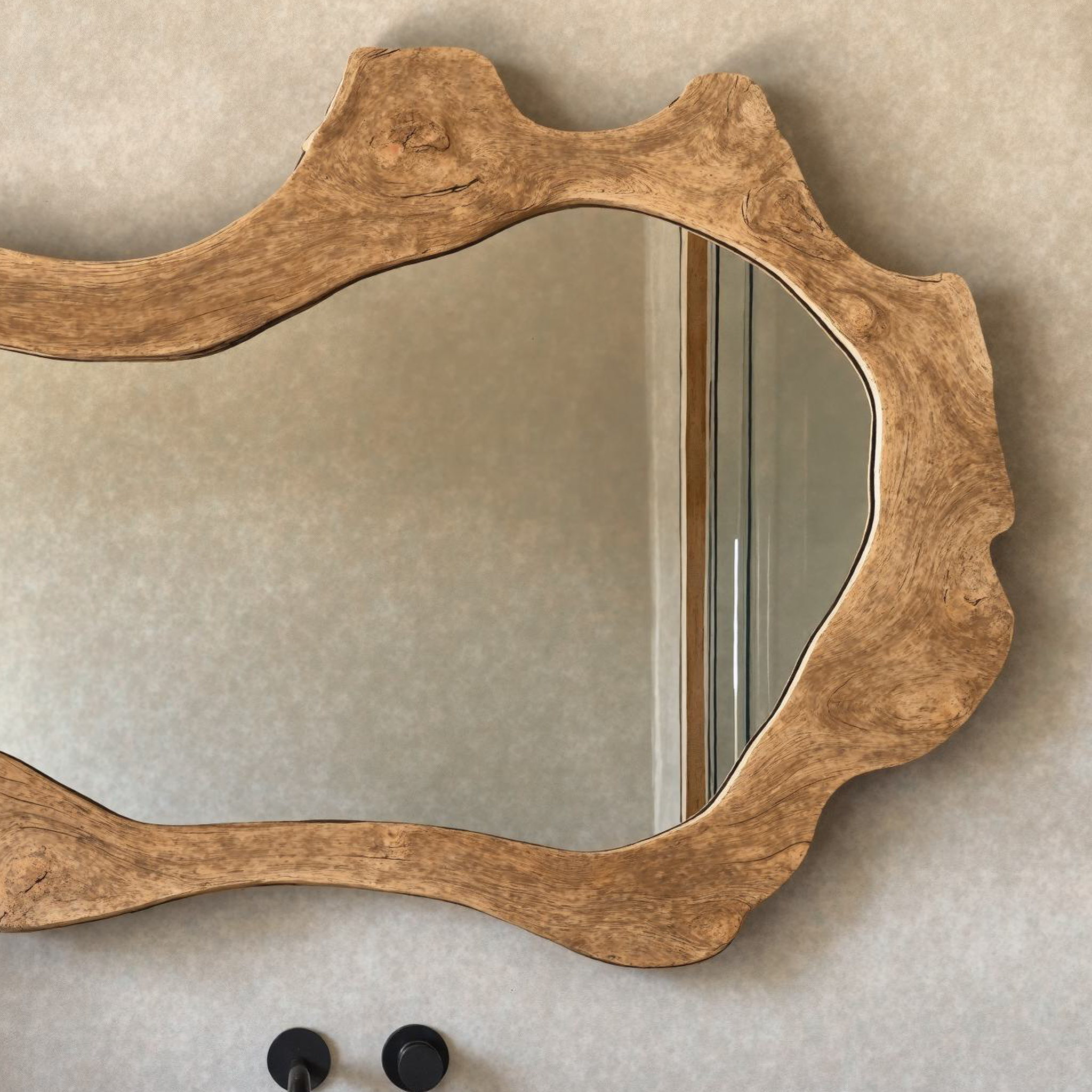 Handcrafted Bathroom Mirror Wood Mirror For Wall SILDTMI009