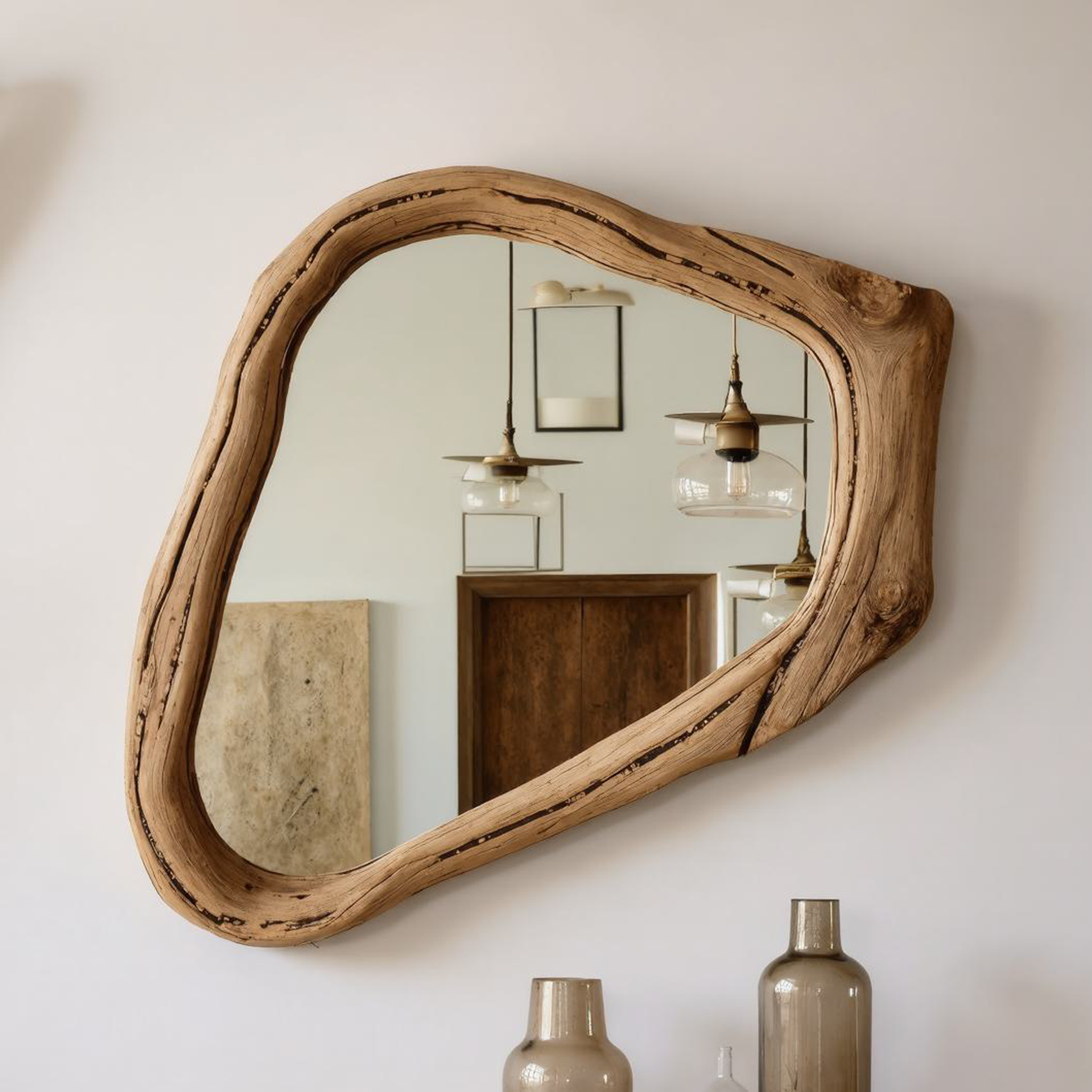 Wood Mirror Frames Wooden Mirror Wall Decor SILDTMI020