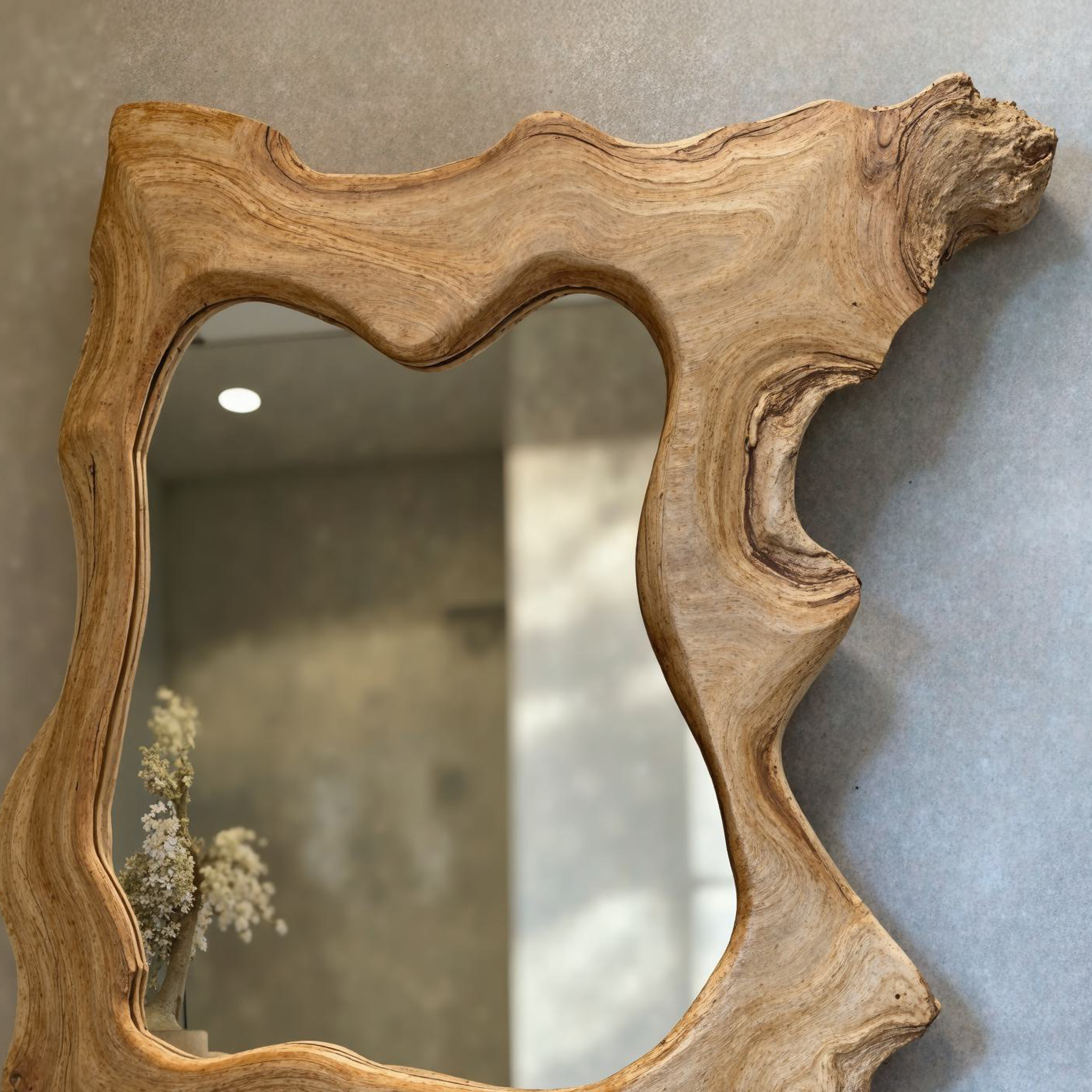 Farmhouse Handmade Asymmetrical Mirror SILDTMI012