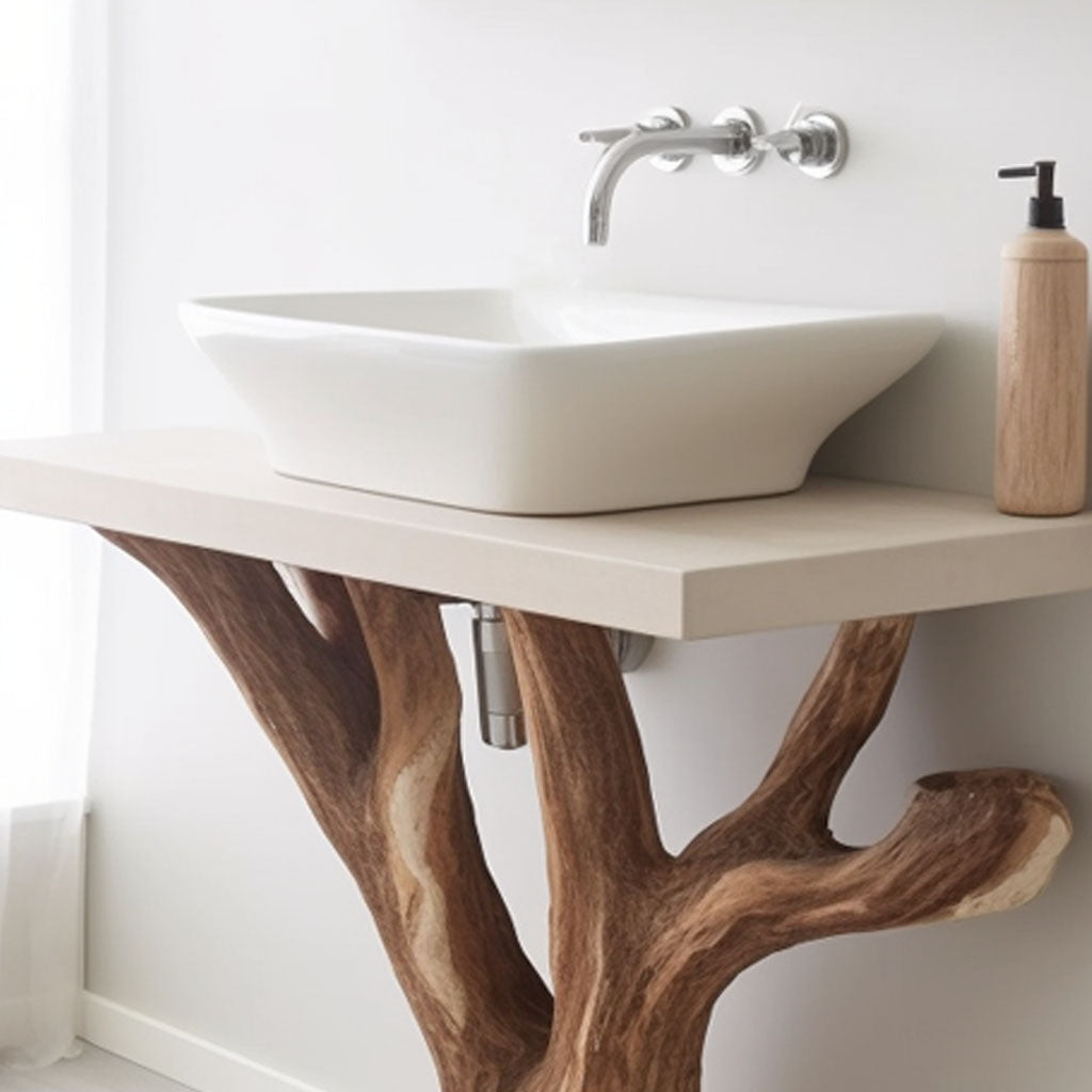 Handcrafted Counter Bathroom Sink SILDTBRV016