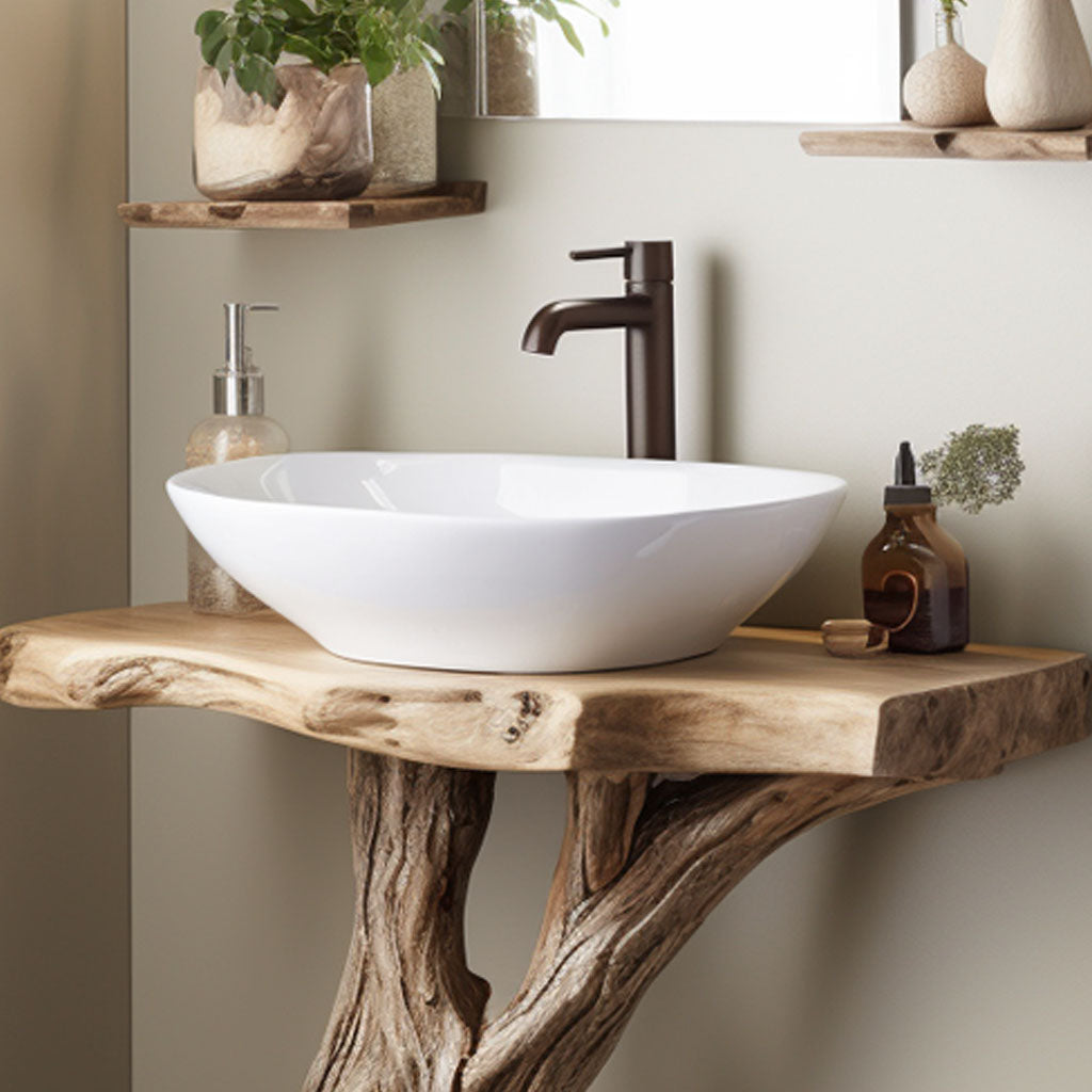 Handcrafted Bathroom Vanity Sink SILDTBRV015