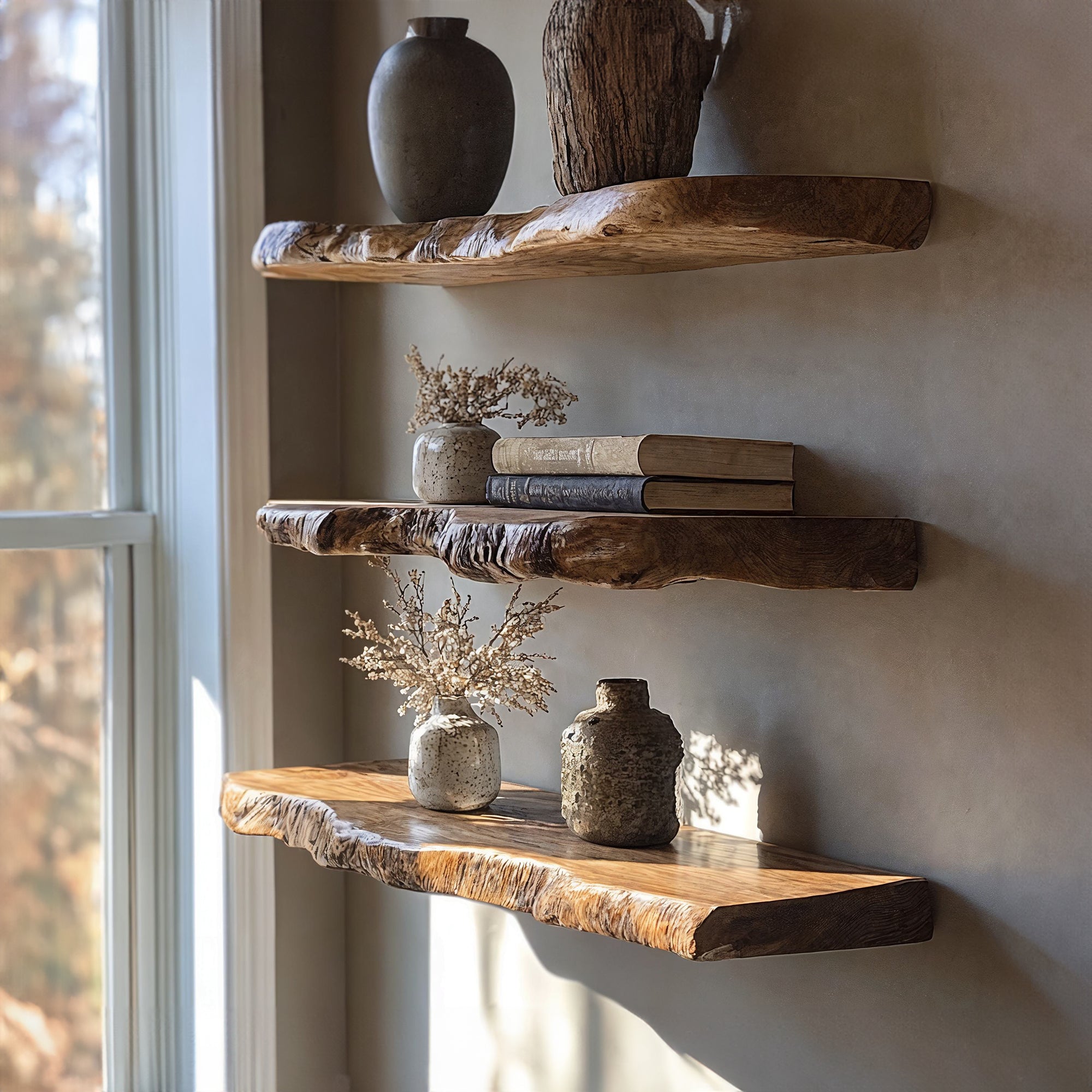 Live Edge Shelves Farmhouse Decor SILDTFL023