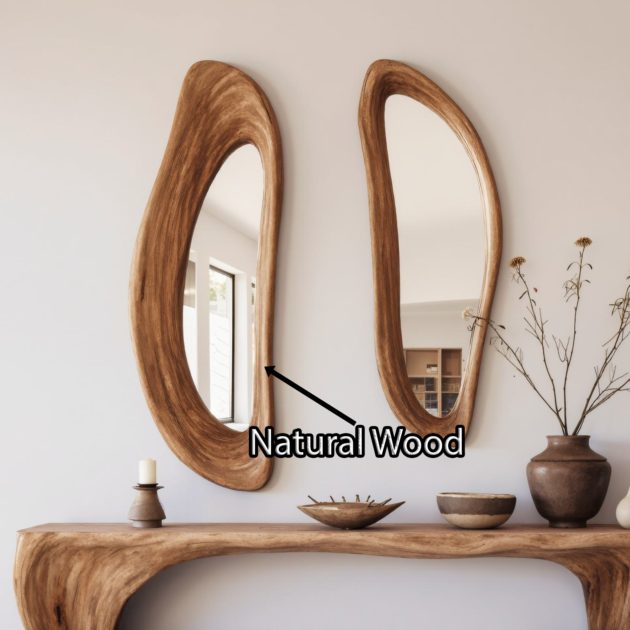 Decorative Framed Wall Mirror SILDTMI022