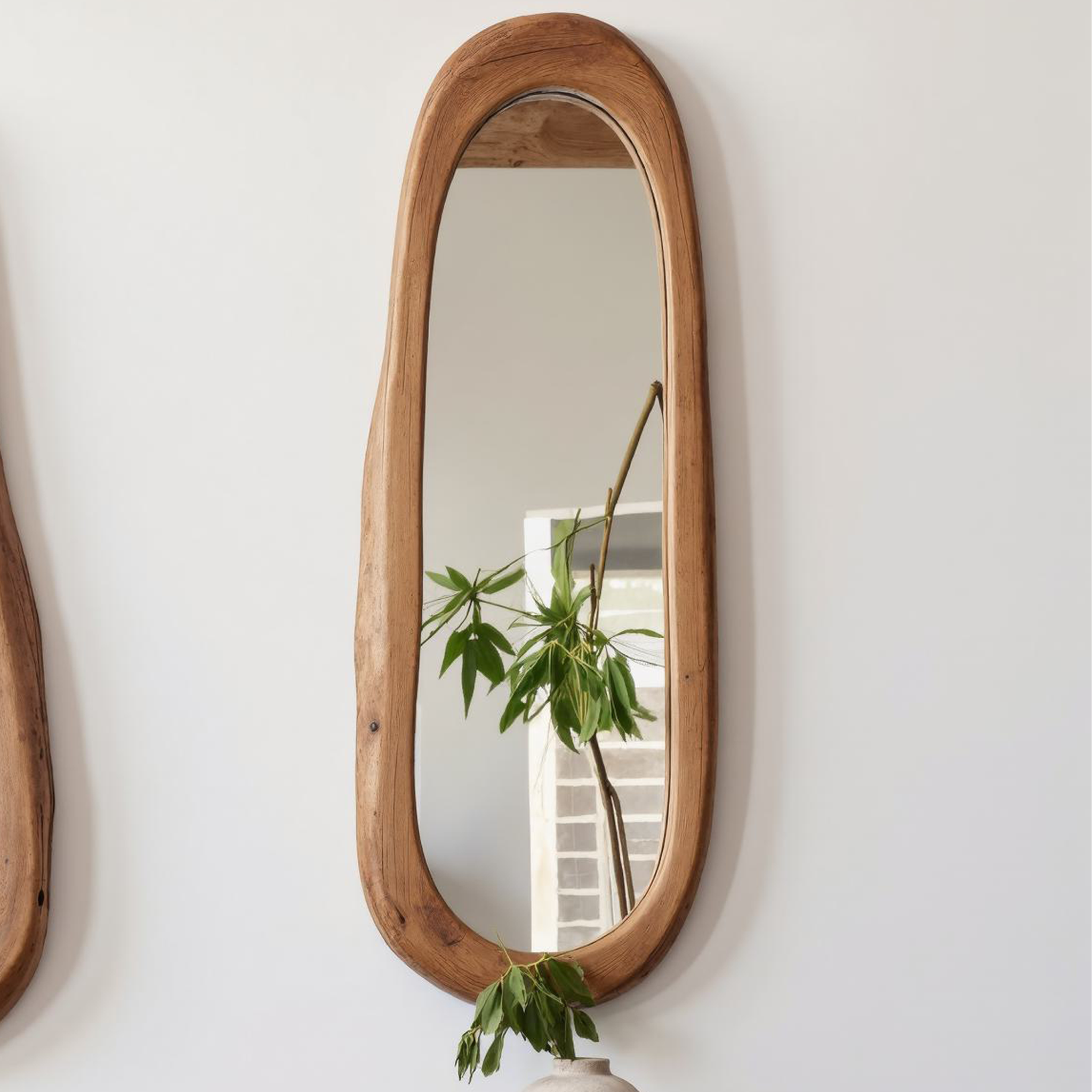 Natural Wood Mirror Frames Wooden Mirror SILDTMI025