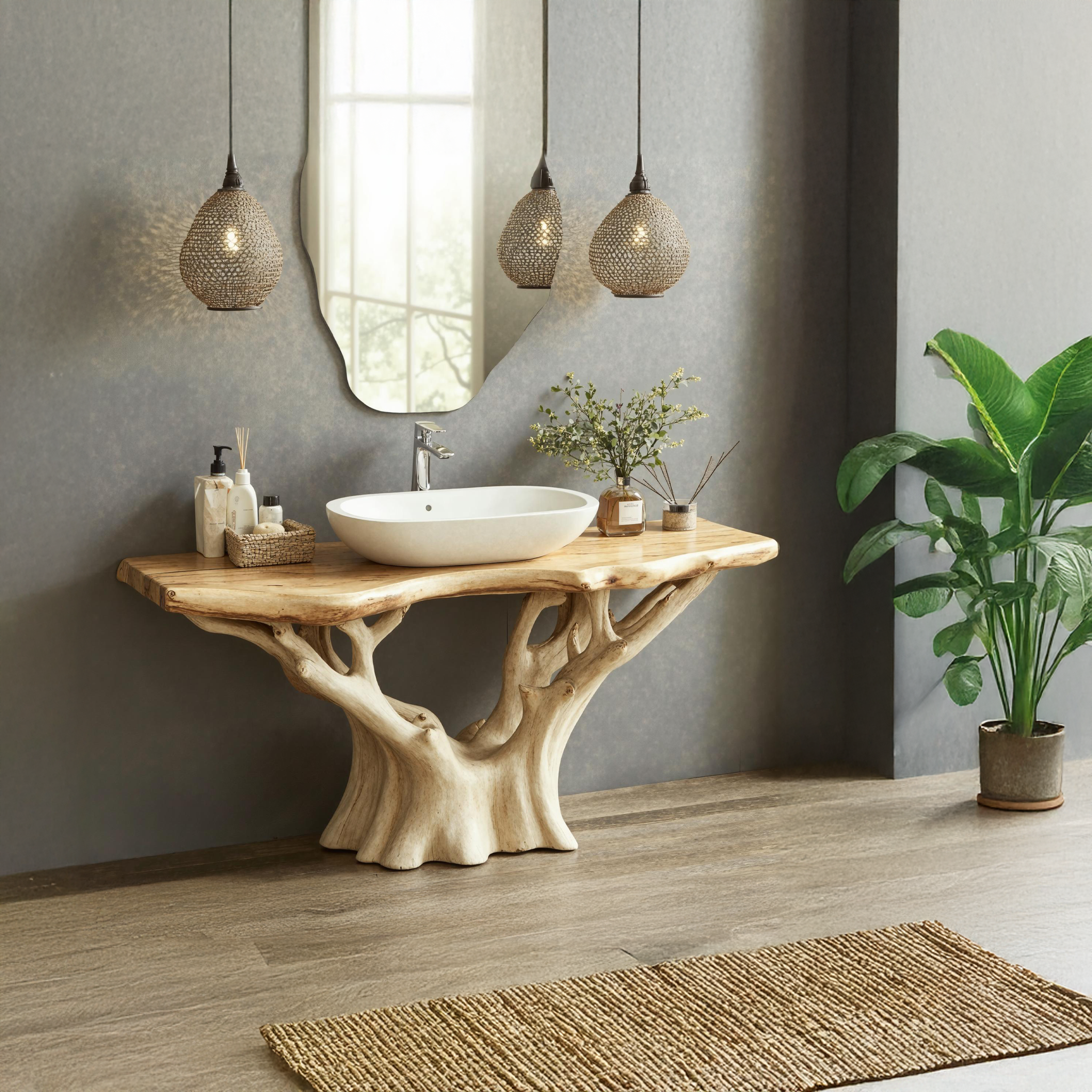 Vintage Inspired Wood Bathroom Vanity For Classic Family Bathrooms SILDTBRV148