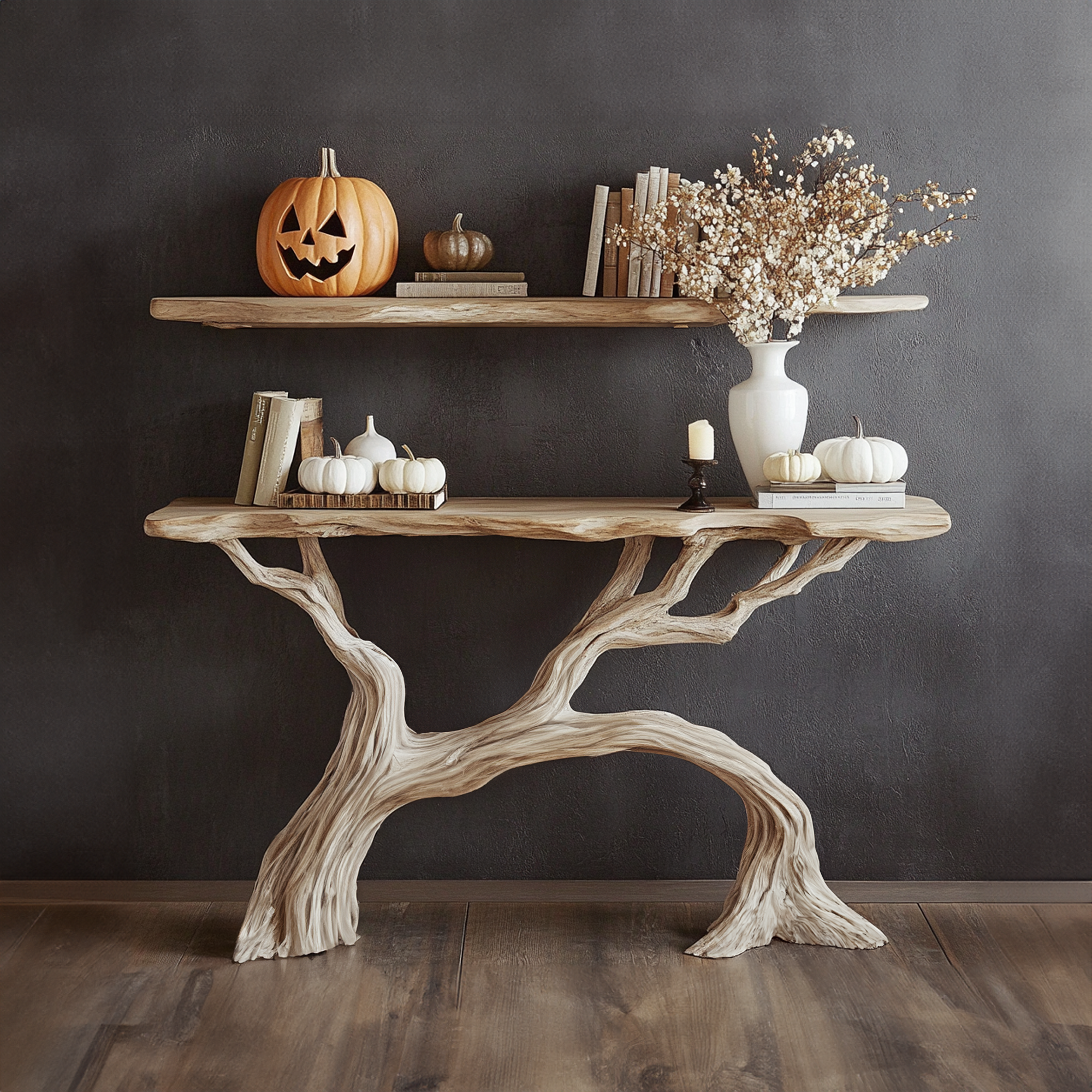 Handcrafted Wooden Console Table Farmhouse Decor Halloween Gifts SINLHW006