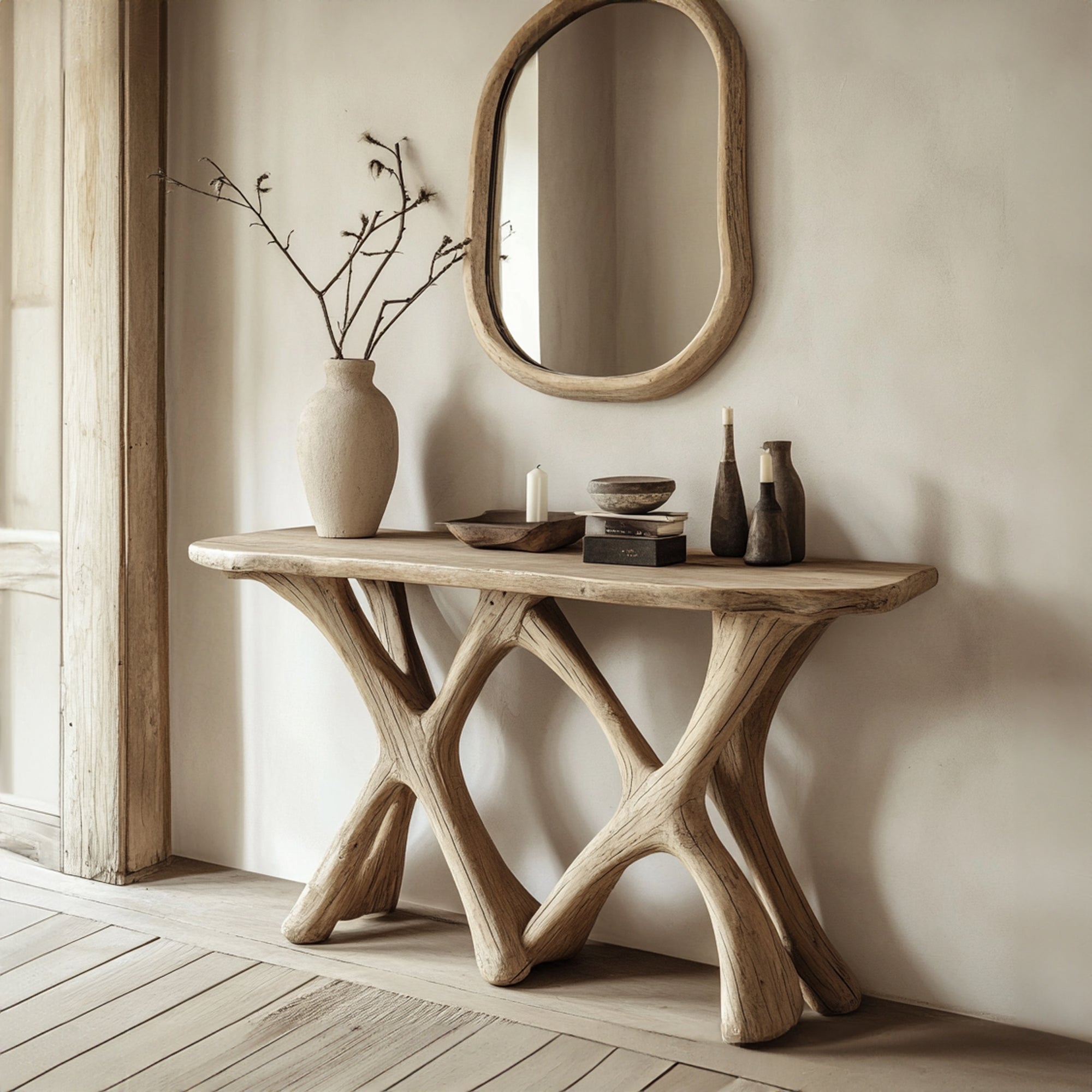 Curve Console Table Entryway CT45