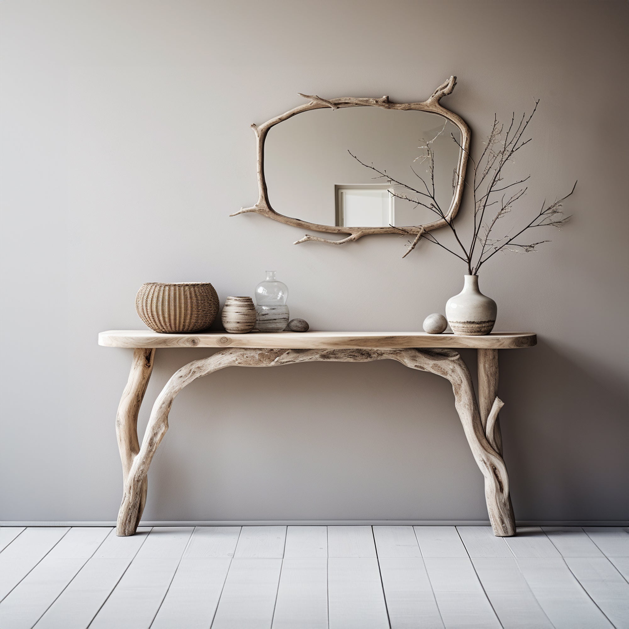 Farmhouse Rustic Console Table CT19