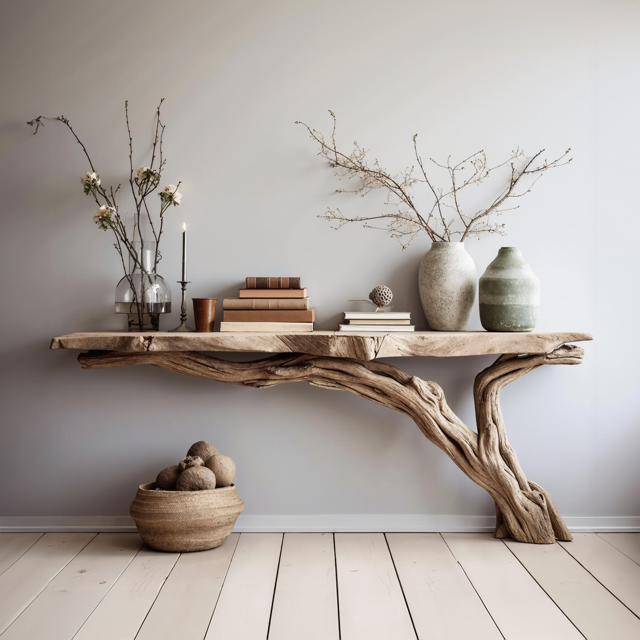 Wood Console Table Rustic Entry Table Home Decor SILDTCS097