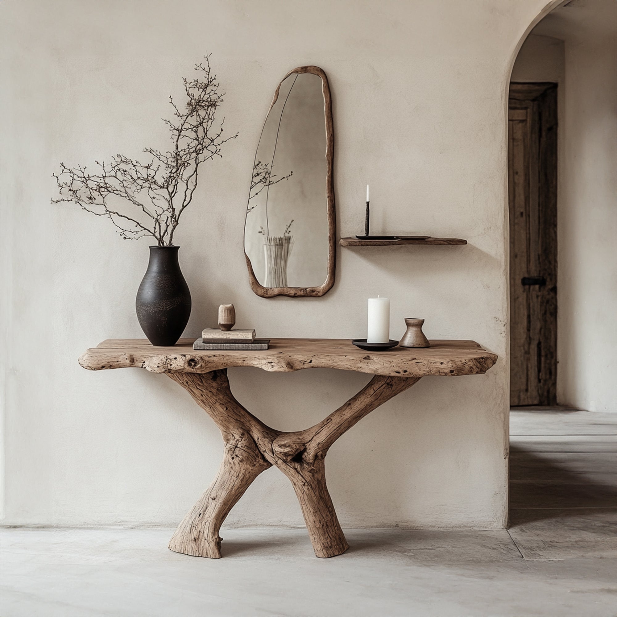 Farmhouse Rustic Console Table CT38