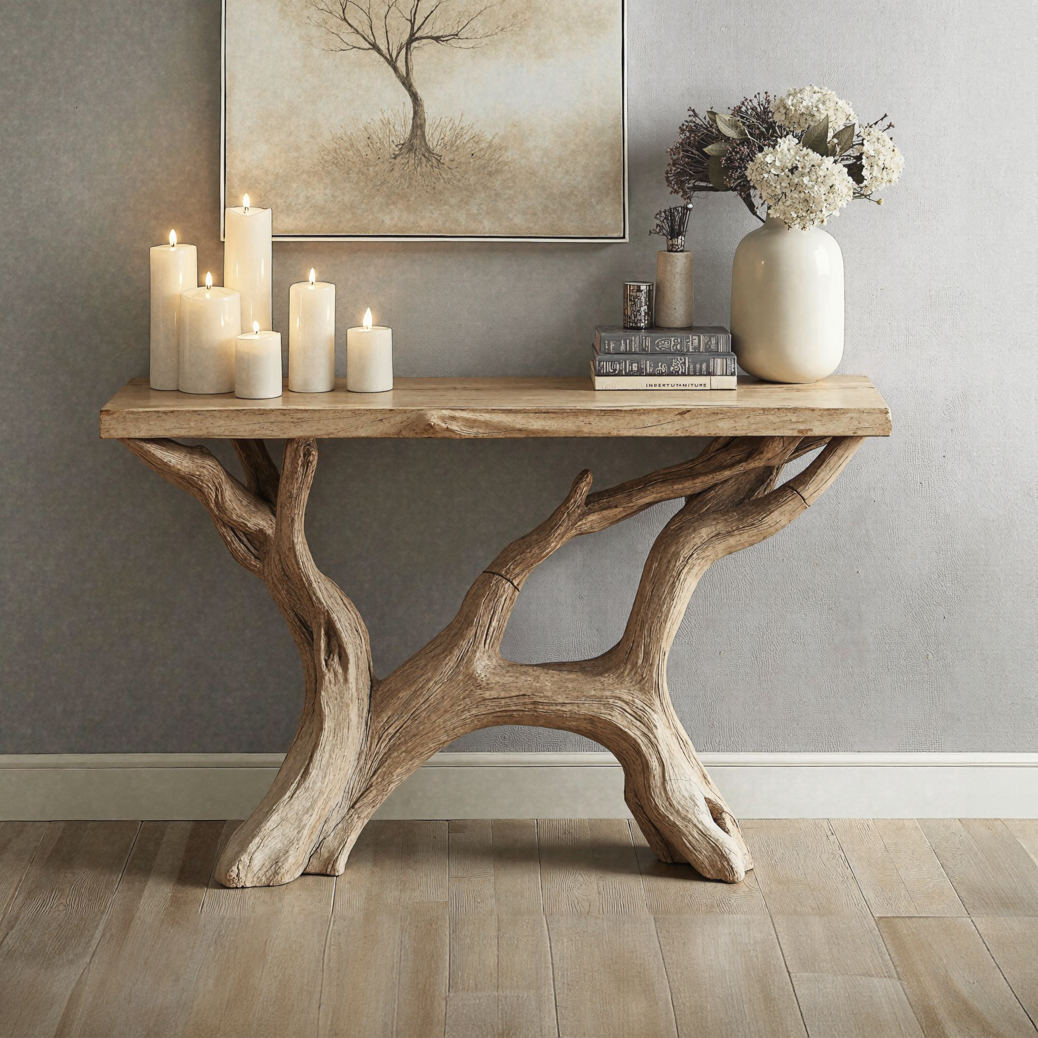 Wood Entry Console Table Hallway Table SILDTCS098