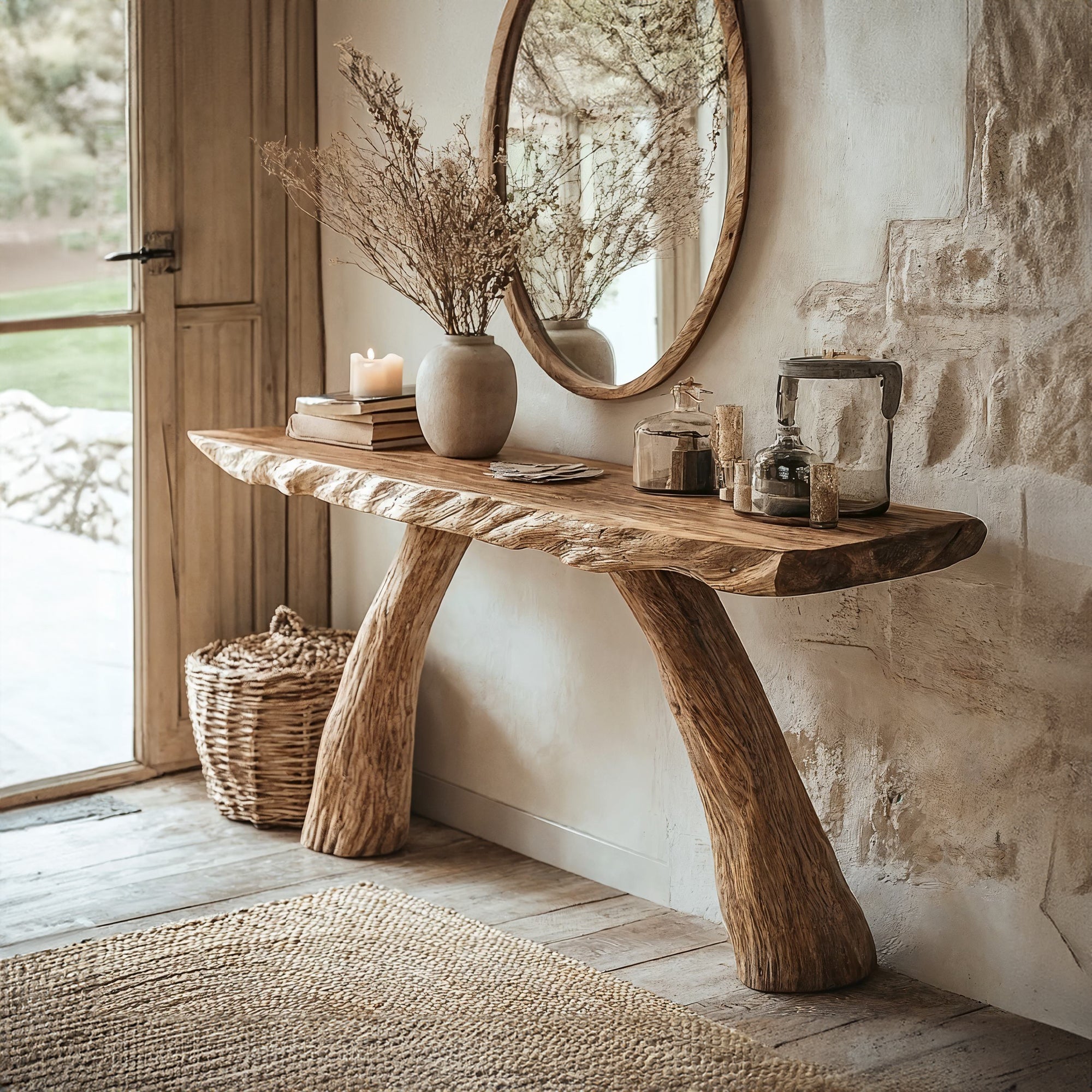 Rustic Hallway Console Table CT48