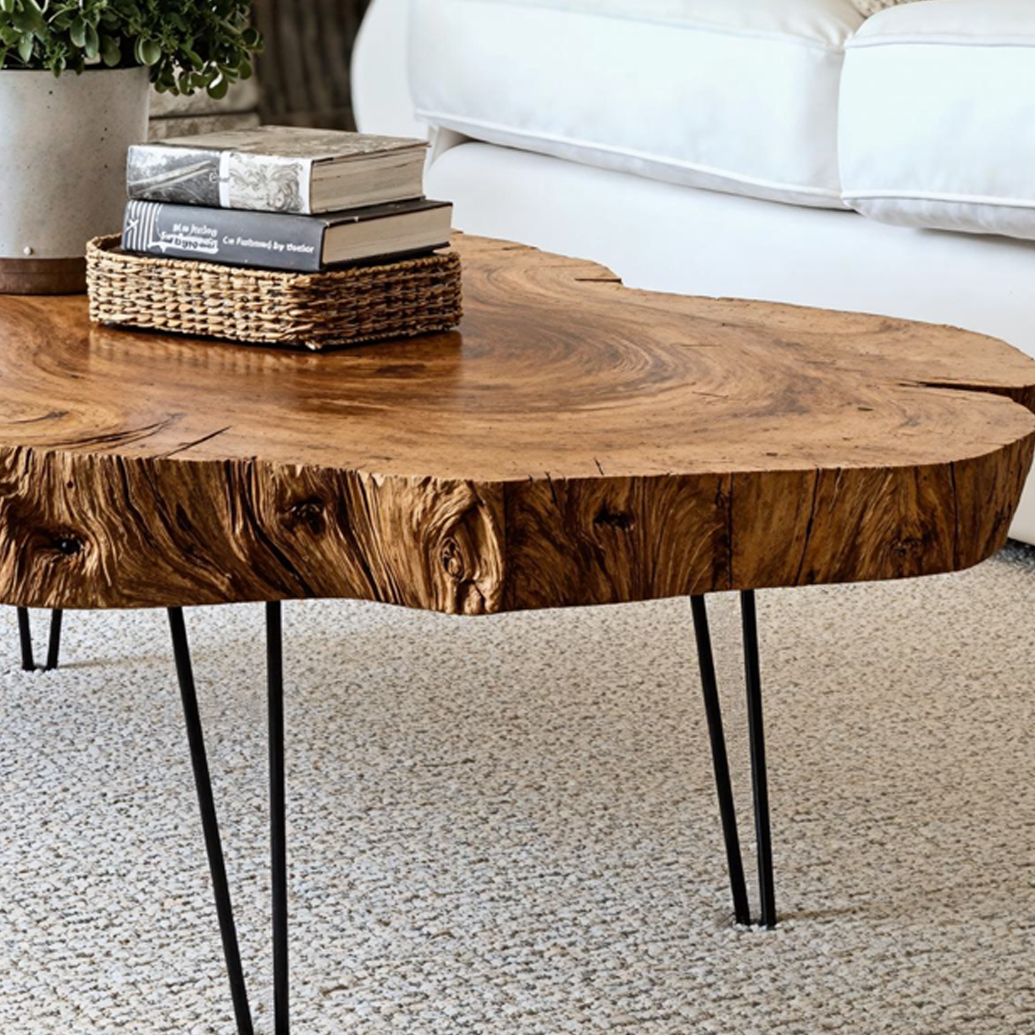 Handcrafted Coffee Table Wood Coffee Table SILDTCF044