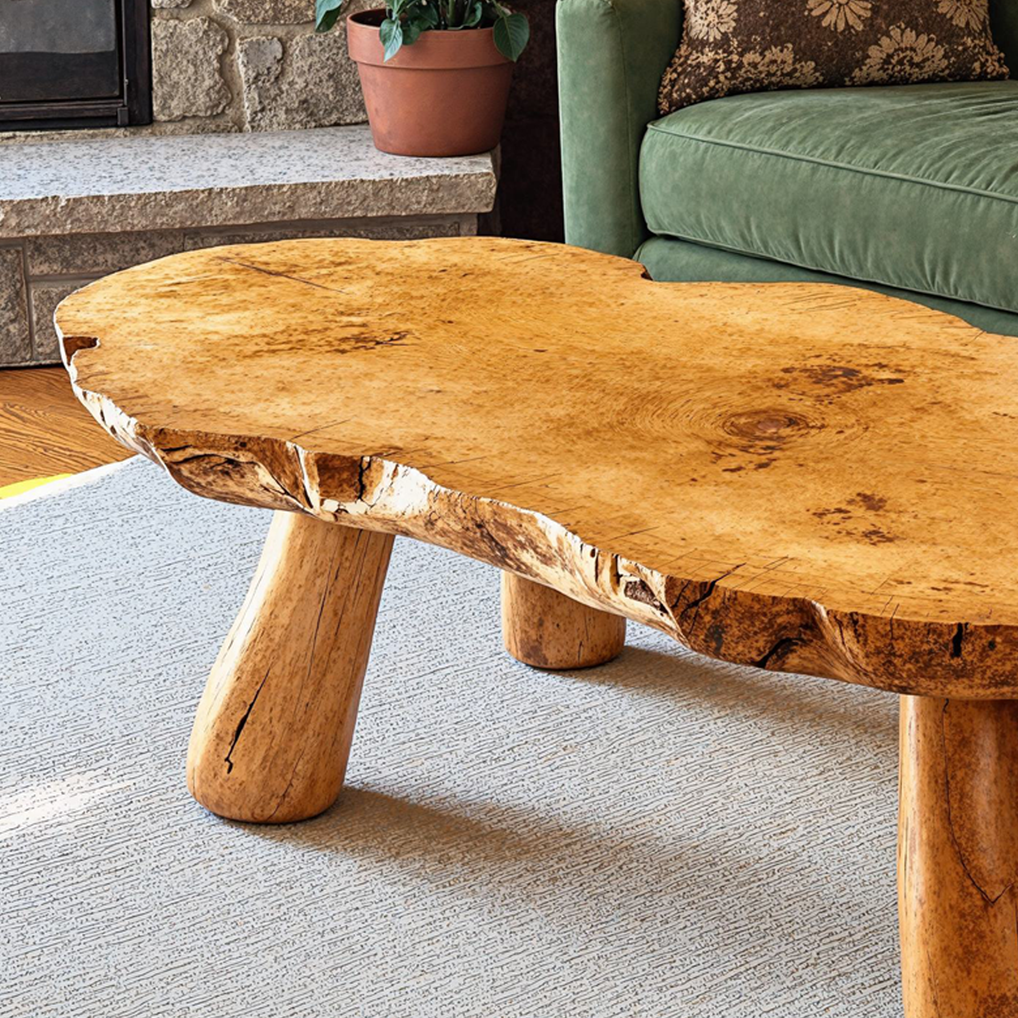 Rustic Coffee Table For Living Room Home SILDTCF054