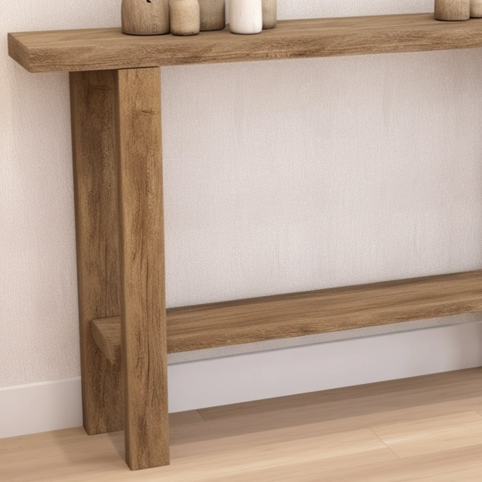 Rustic Console Table Farmhouse SILDTCS001